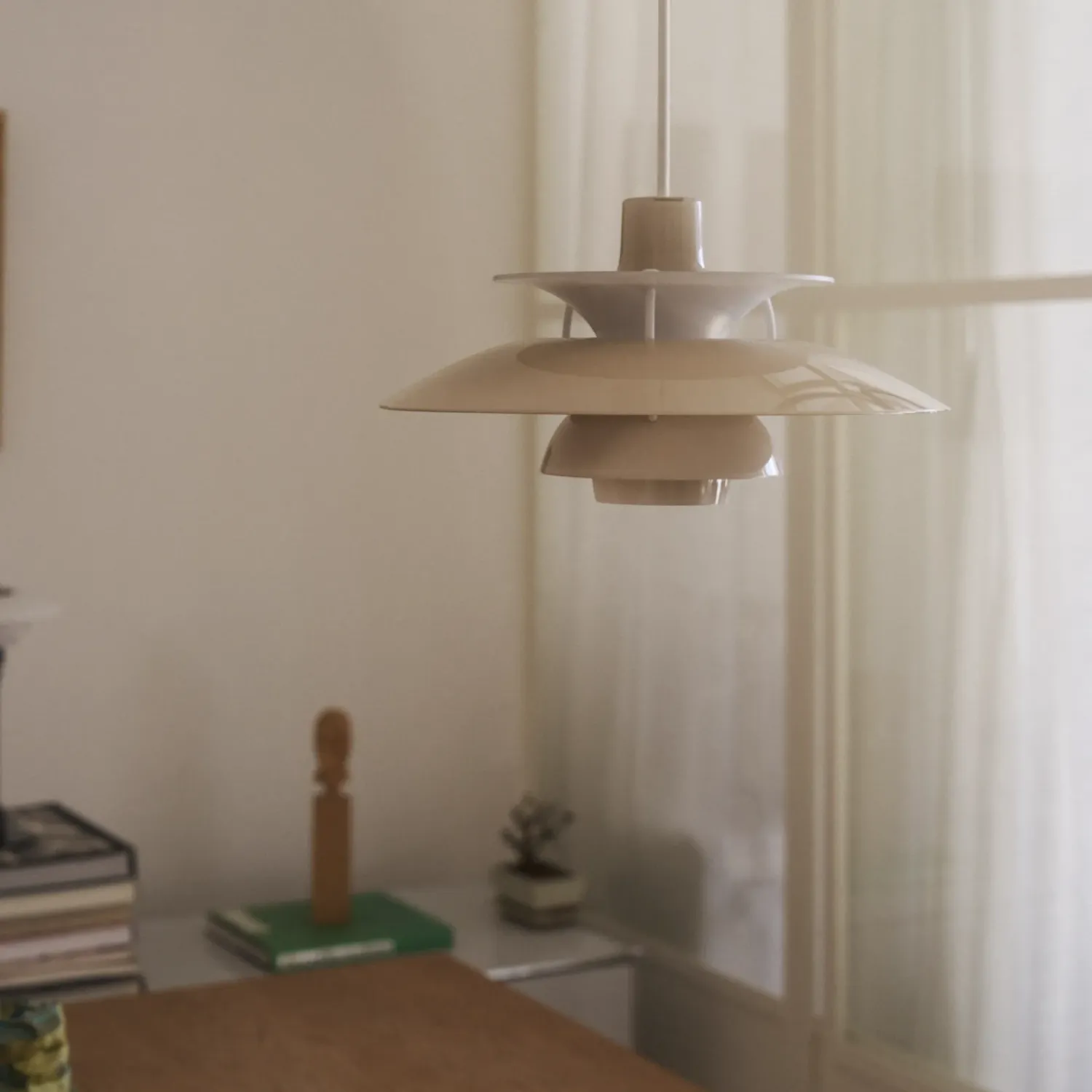Louis Poulsen - PH 5 Ø 320 Opal Pendelleuchte beige