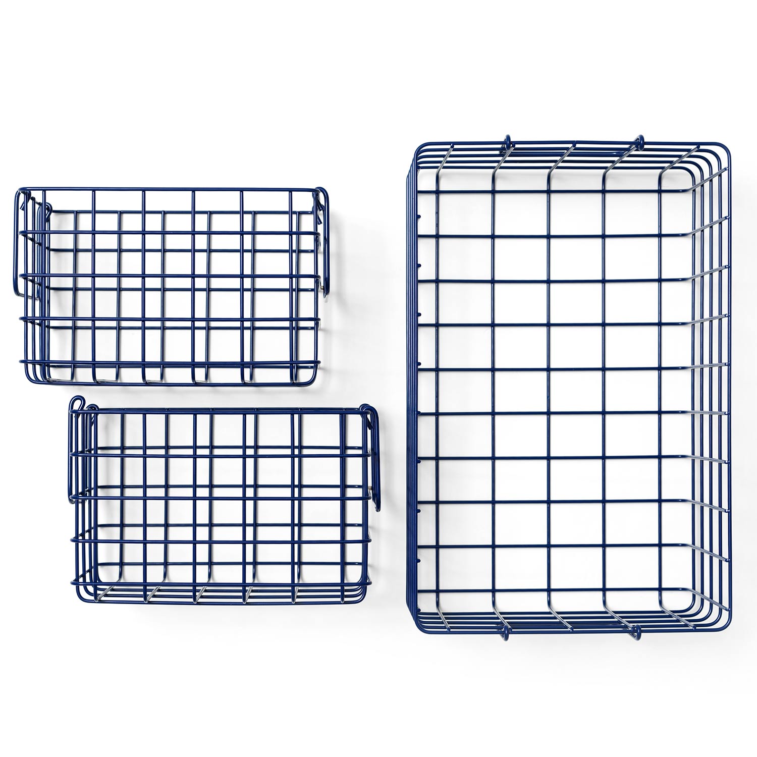 mustard made the baskets aufbewahrungskoerbe navy 97051