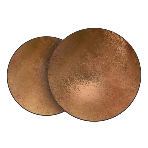 notre monde beistelltisch set hoch bronze von oben 57554