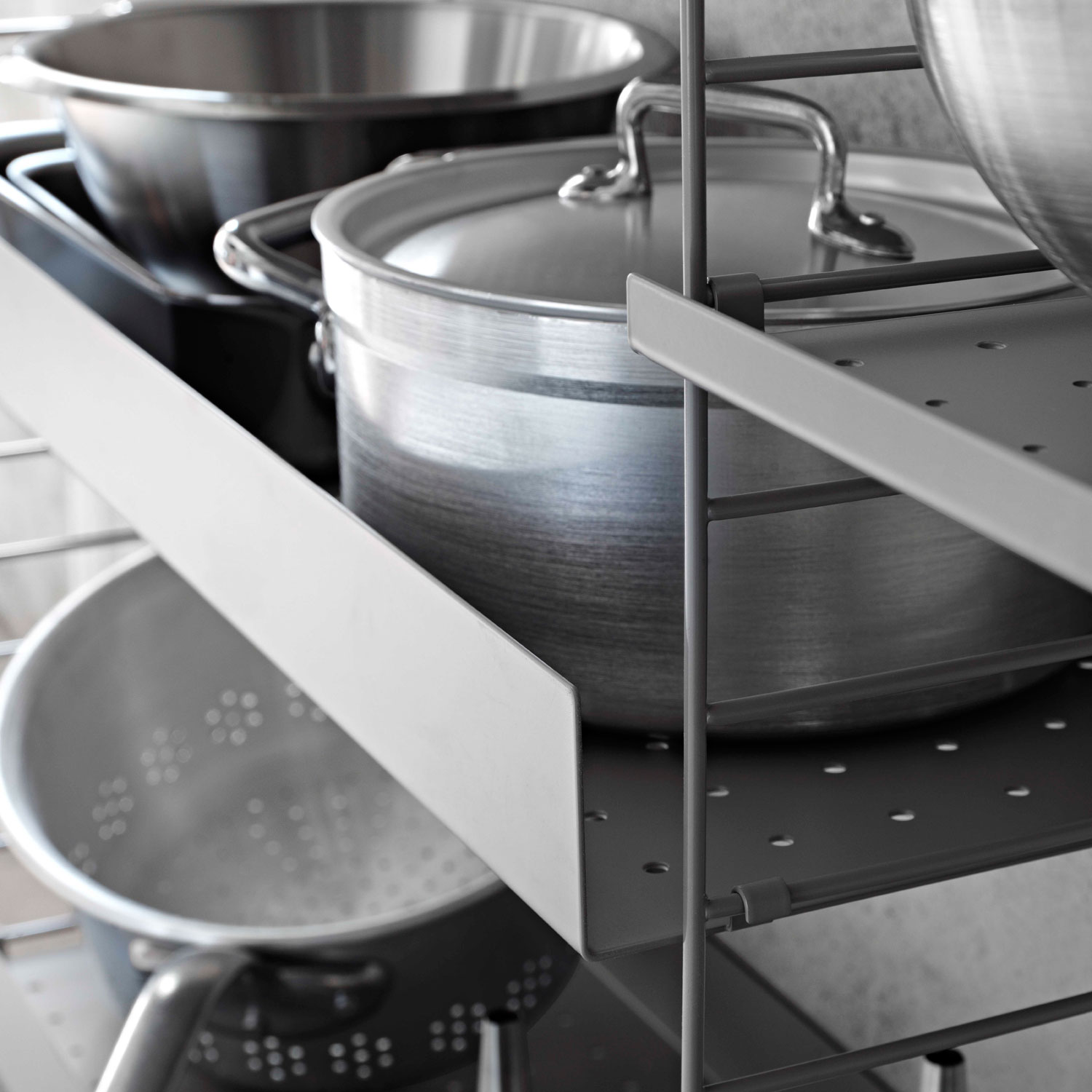 string shelf metal white 4 29883