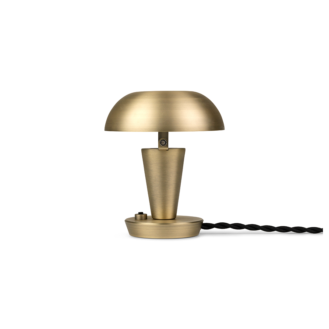 ferm living tischleuchte tiny brass 75032