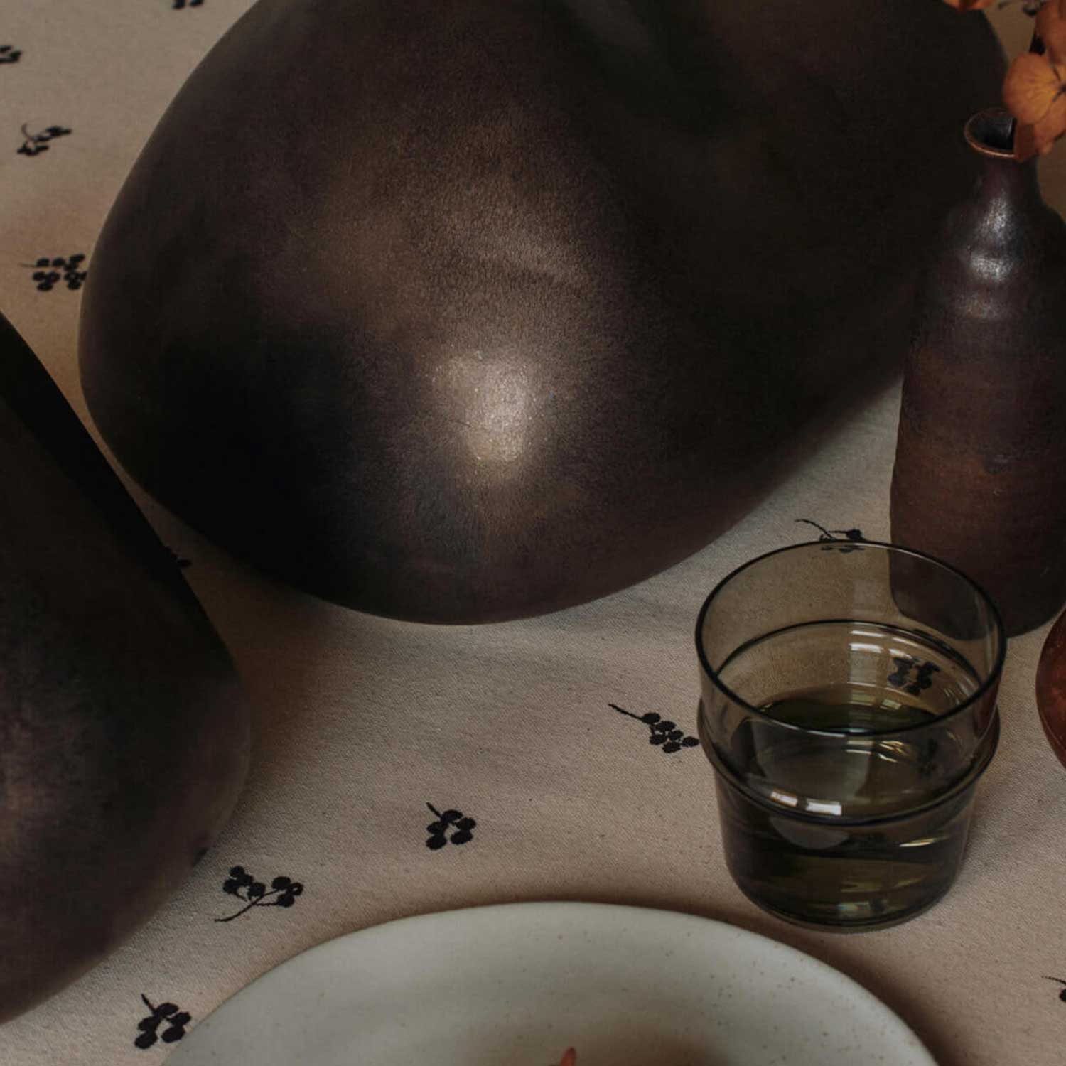 Ferm Living - Bellure Piece rund rustic bronze