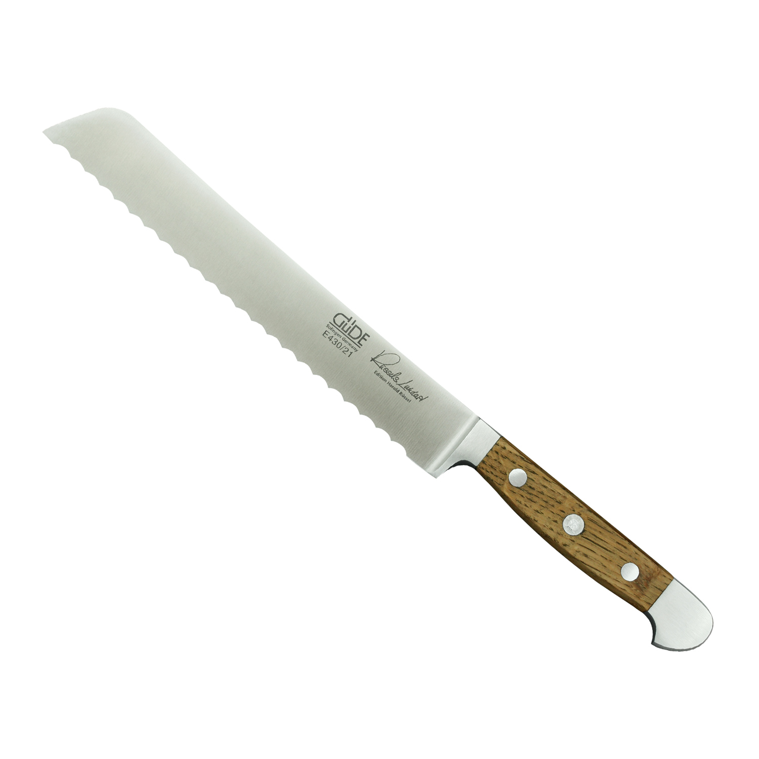 Güde - Brotmesser 21 cm Serie Alpha-Eiche