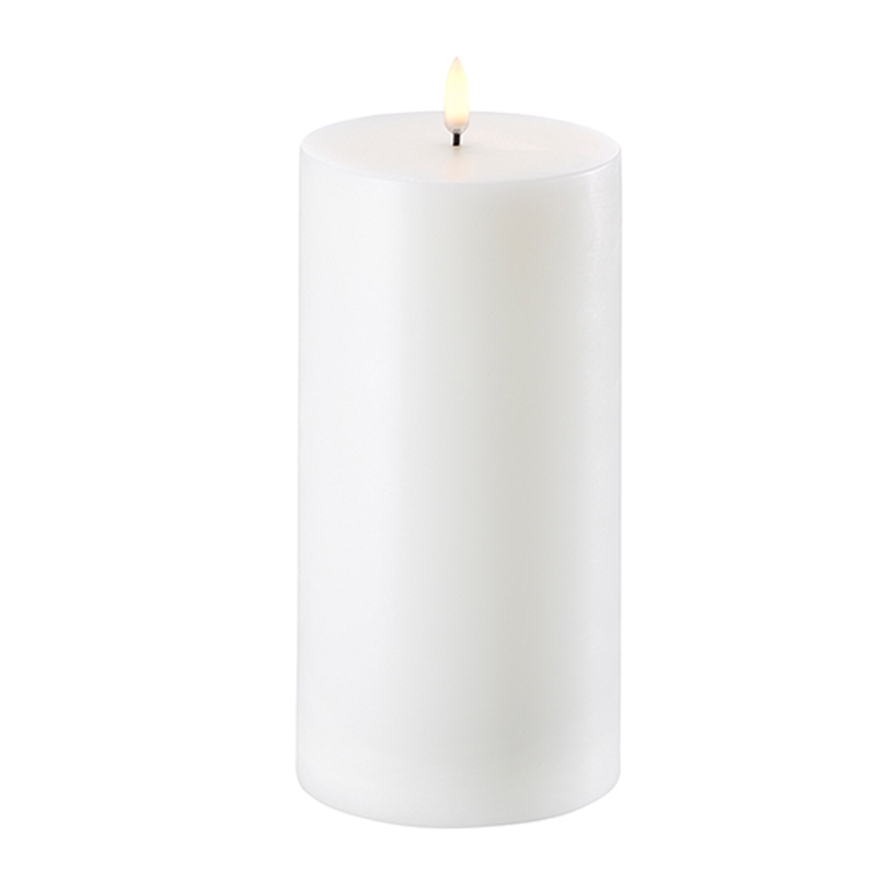 piffany uyuni pillarcandle 10x20 white 56266