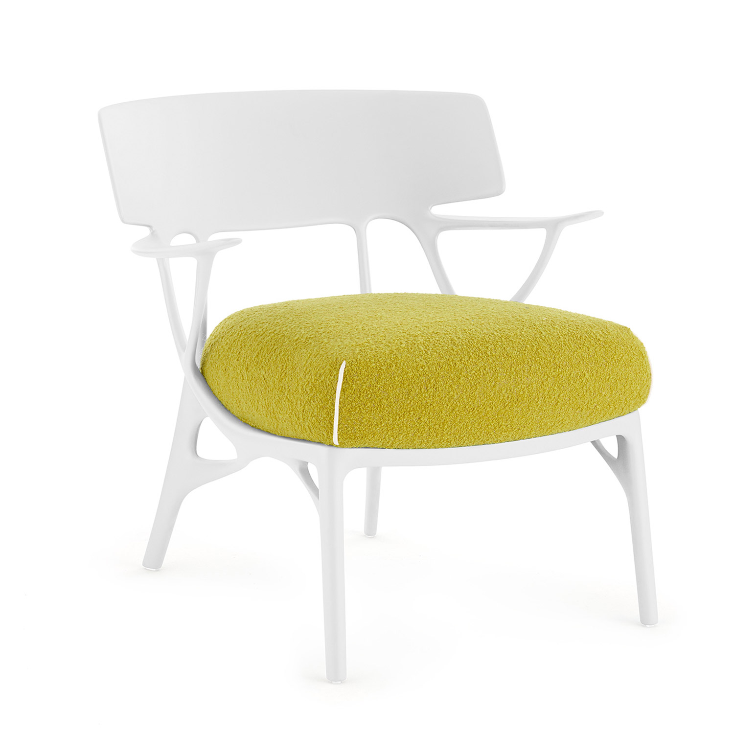 Kartell - A.I. Lounge Bouclé Sessel