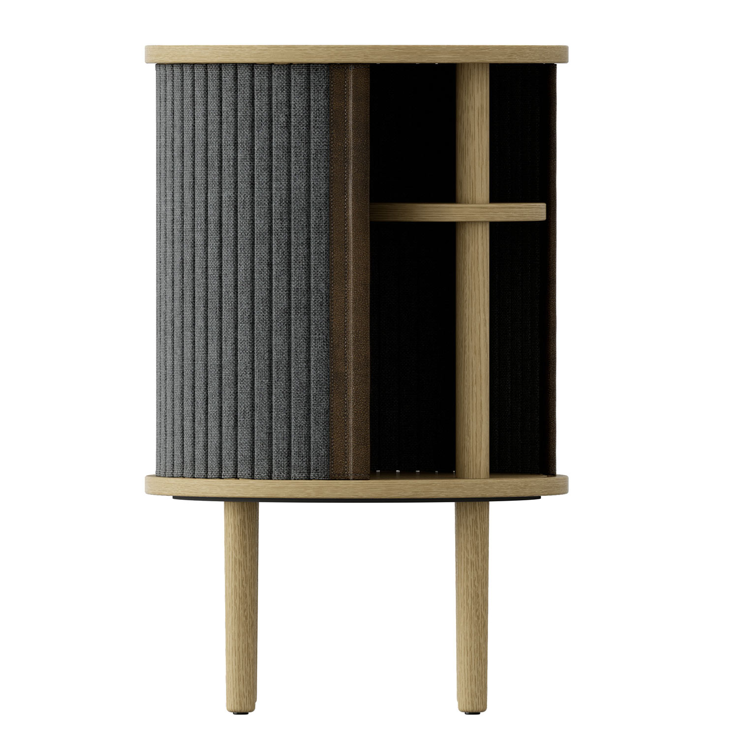 offen umage audacious side table slate grey 59220