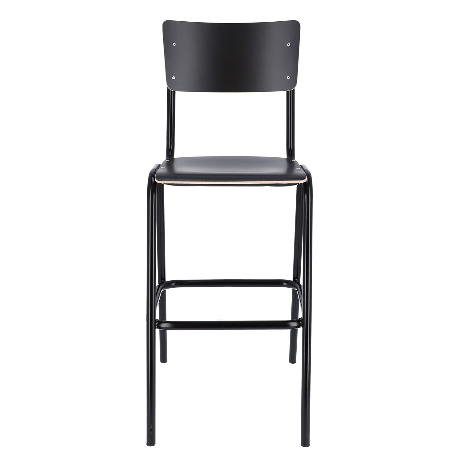 jan kurtz zero barhocker schwarz frontal 91799