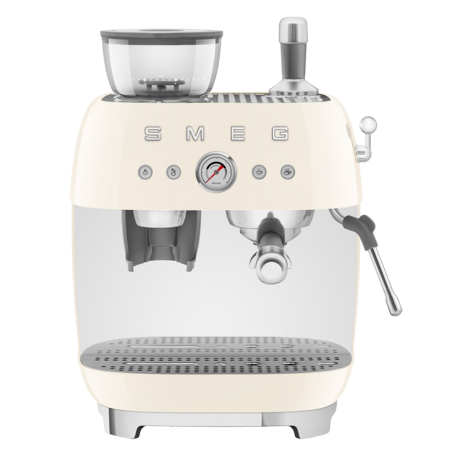 smeg egf03 siebtraeger espressomaschine creme 95343