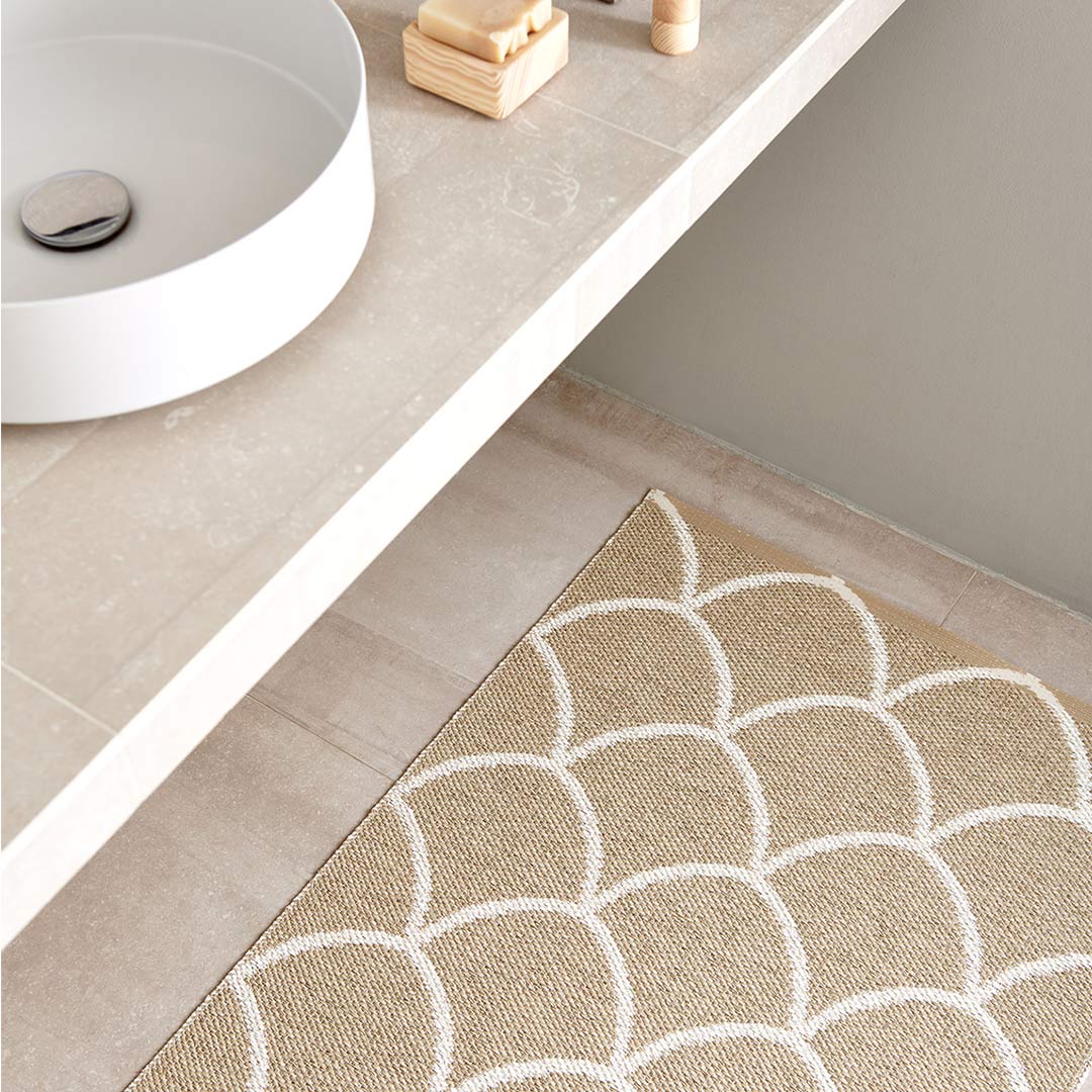 pappelina kotte sand vanilla teppich 66962