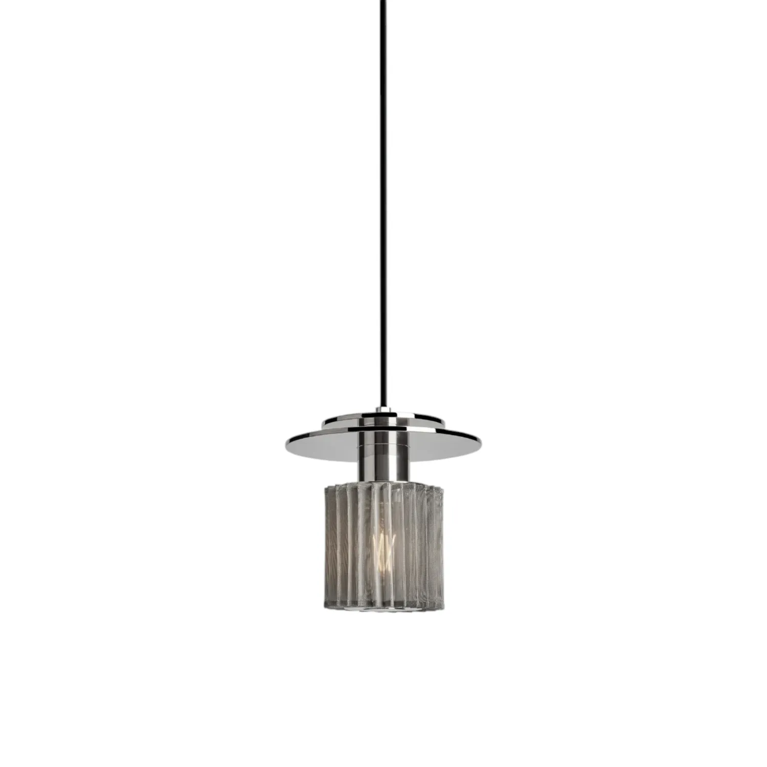 DCW - In The Sun Pendelleuchte Ø 19 cm silber/silber