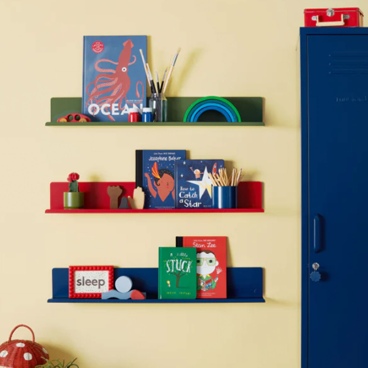 Mustard Made the ledge shelf large poppy Ambiente 104607