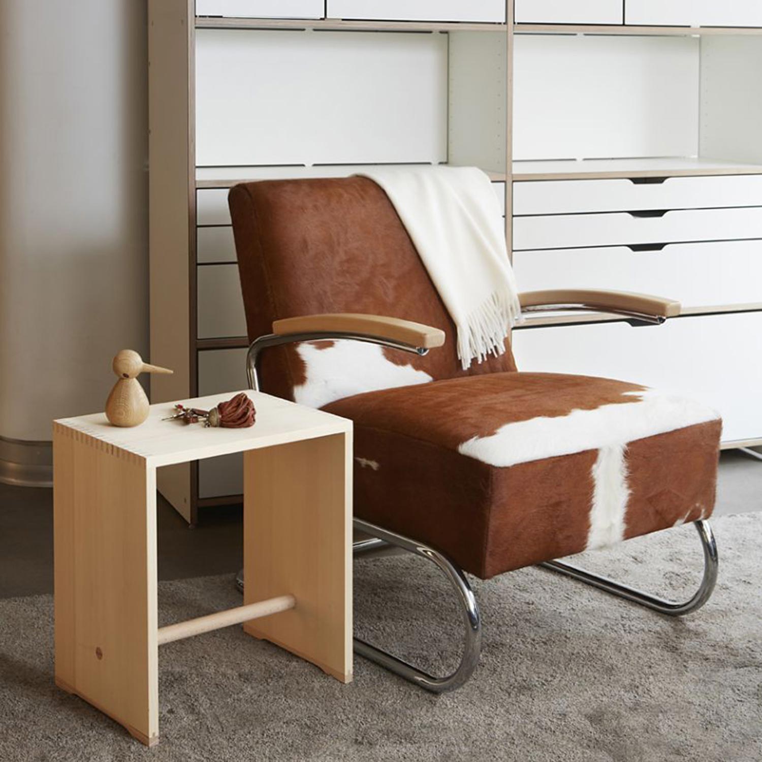 max bill ulmer hocker natur wohnzimmer 91406