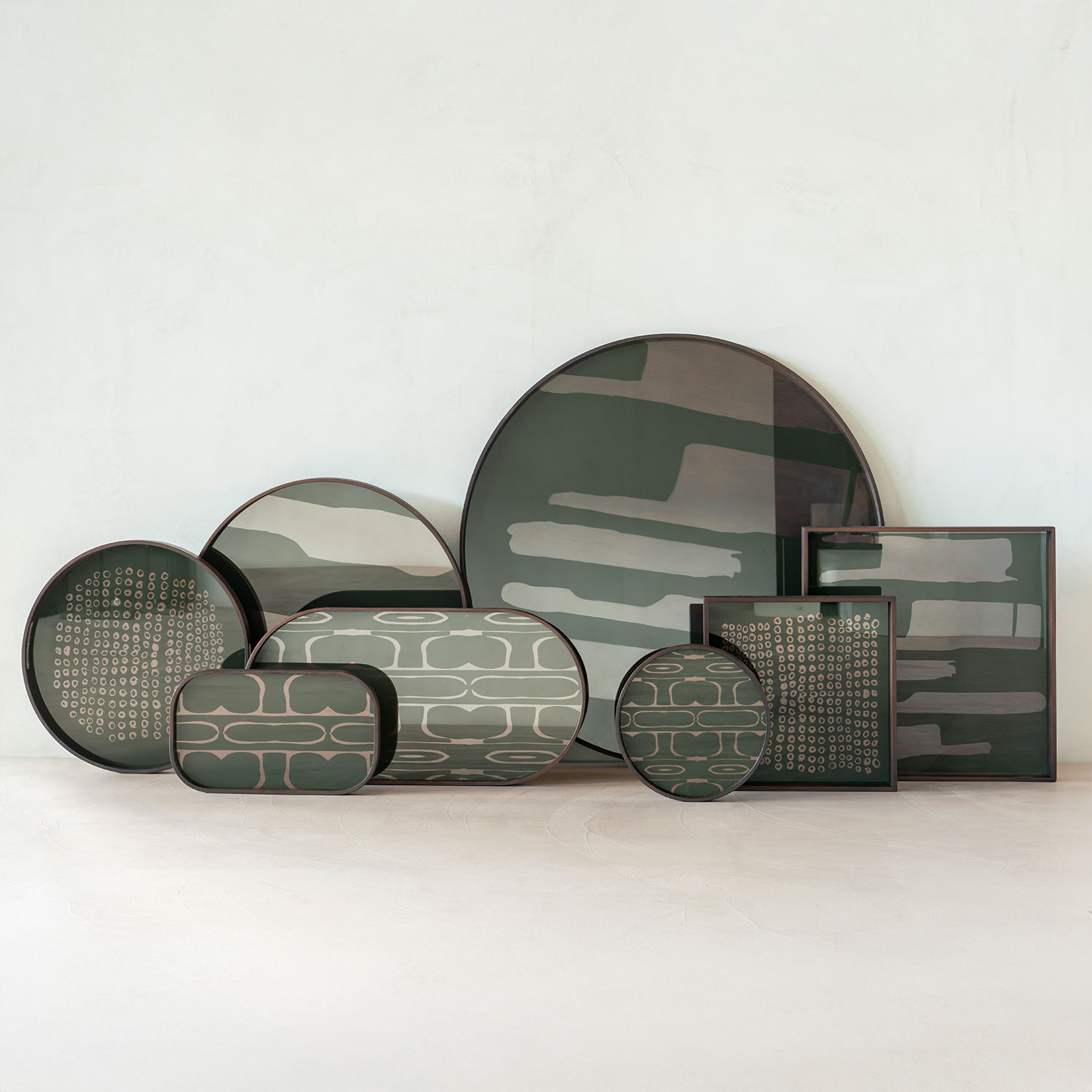 Ethnicraft - Second Nature Tablett rund S