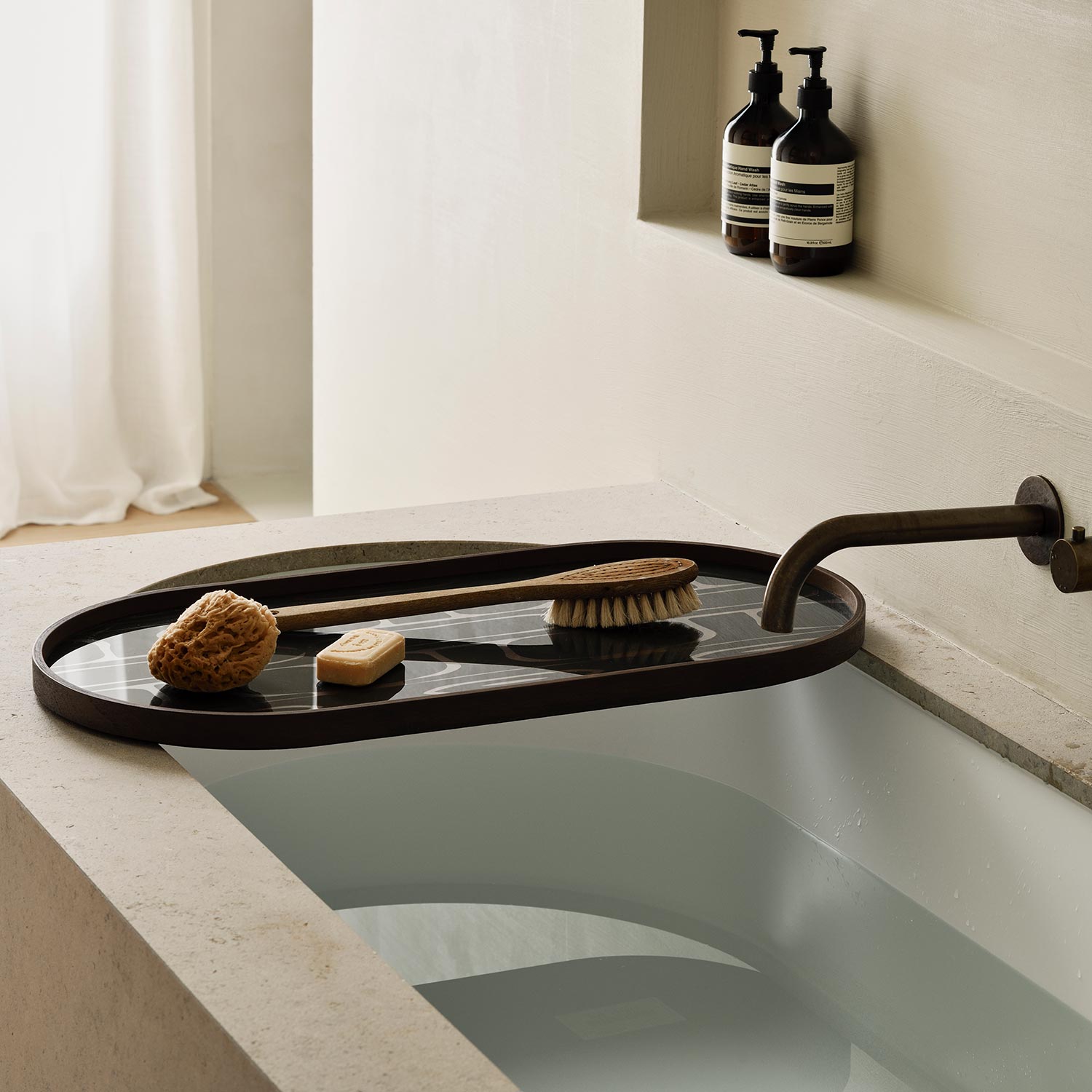 Ethnicraft - Second Nature Tablett rund S