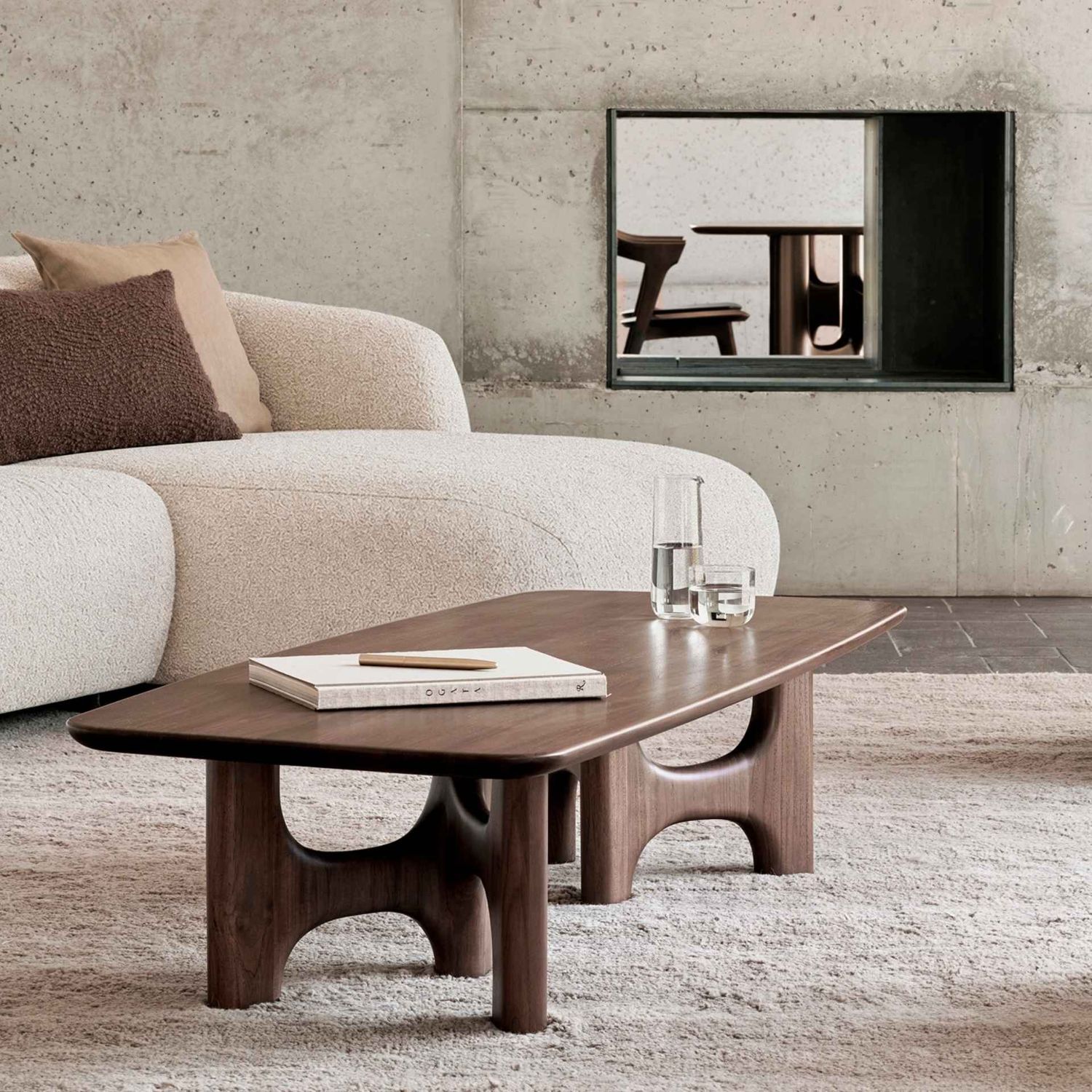 Ethnicraft - Flow Couchtisch mahagoni