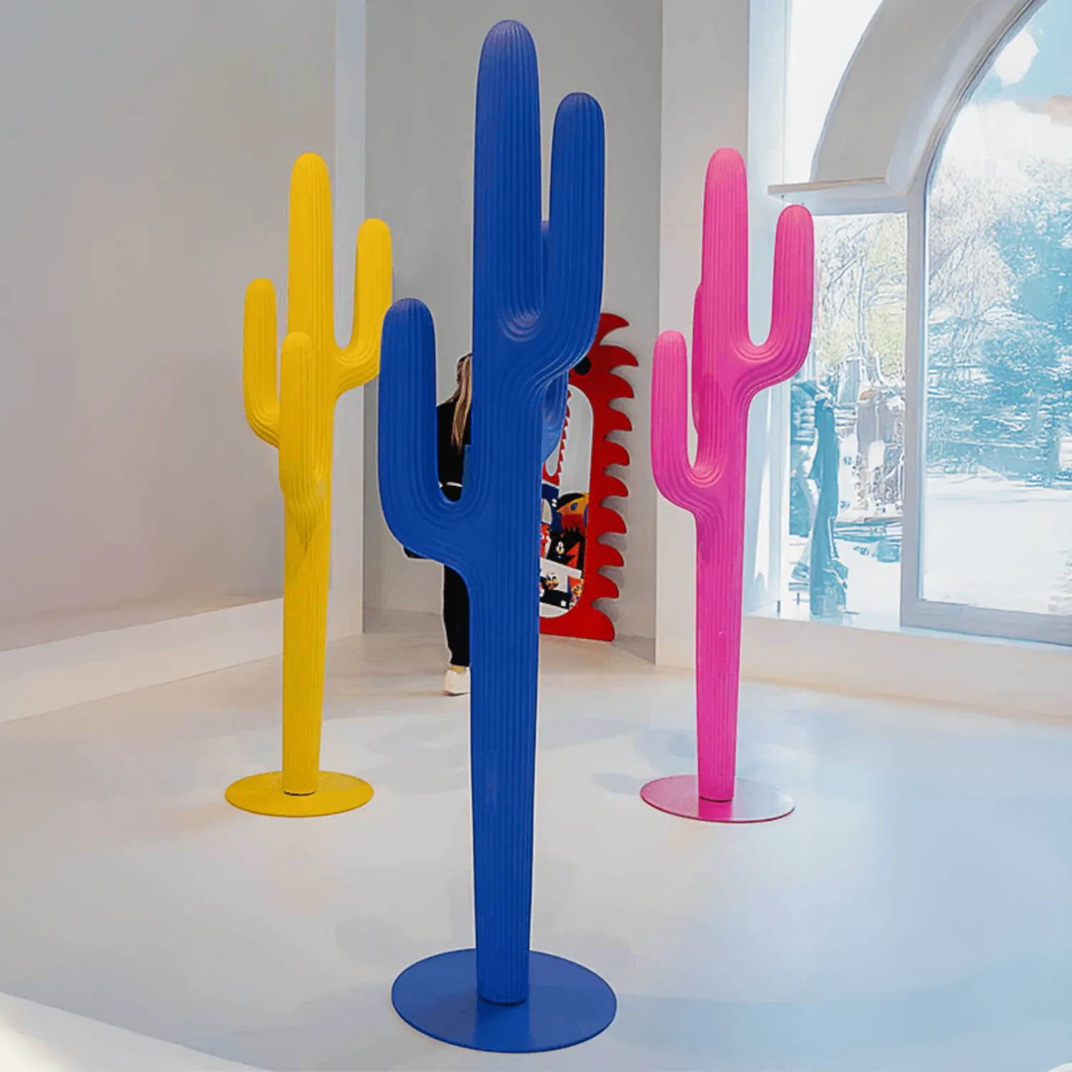 Qeeboo - Saguaro Kleiderständer blau violett