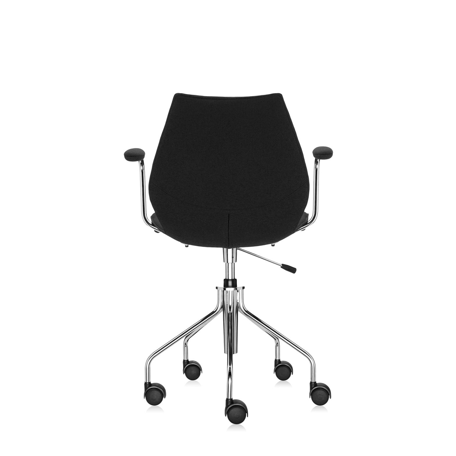 Kartell - Maui Soft Drehstuhl trevira schwarz