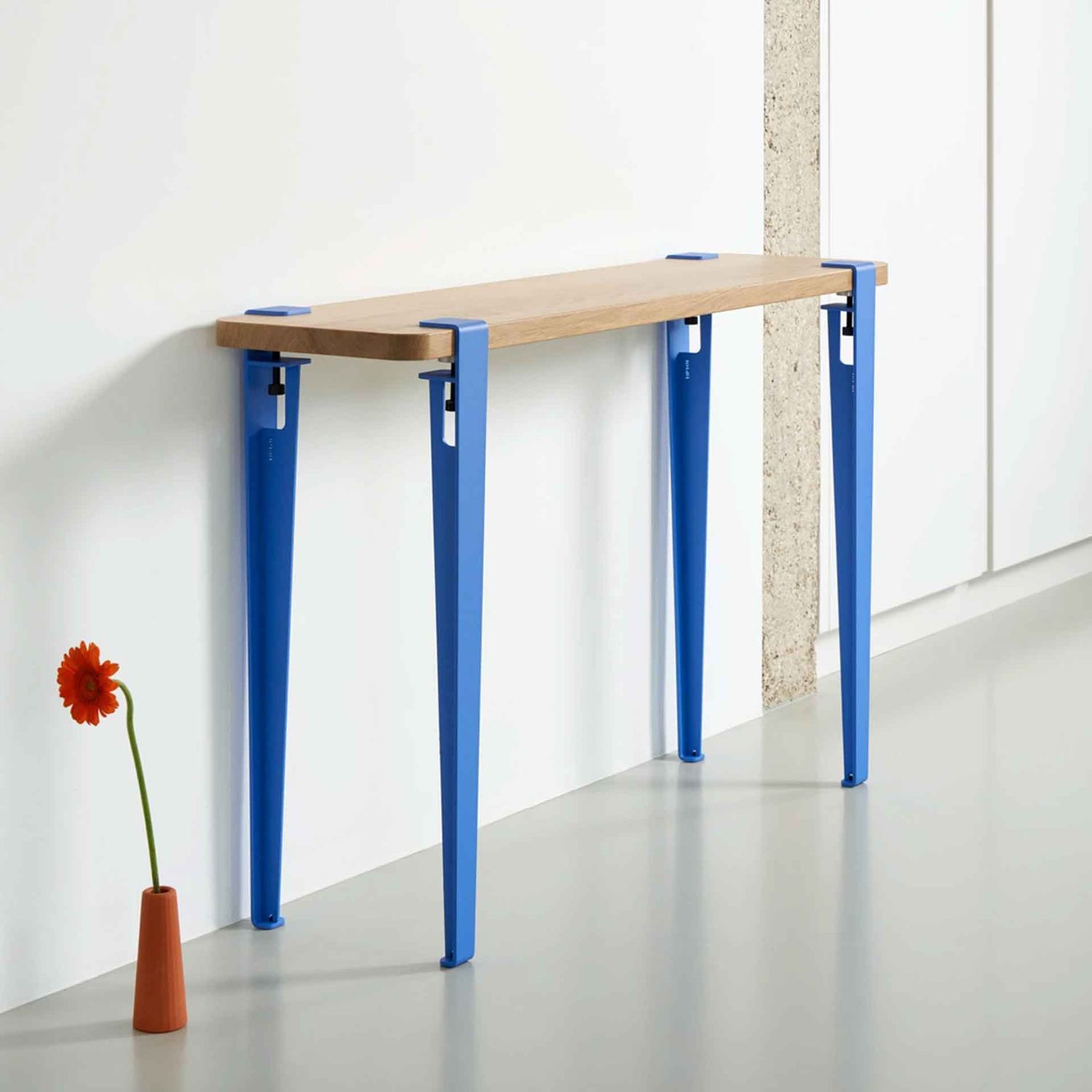 Tiptoe - Tischbein 75 cm azurblau