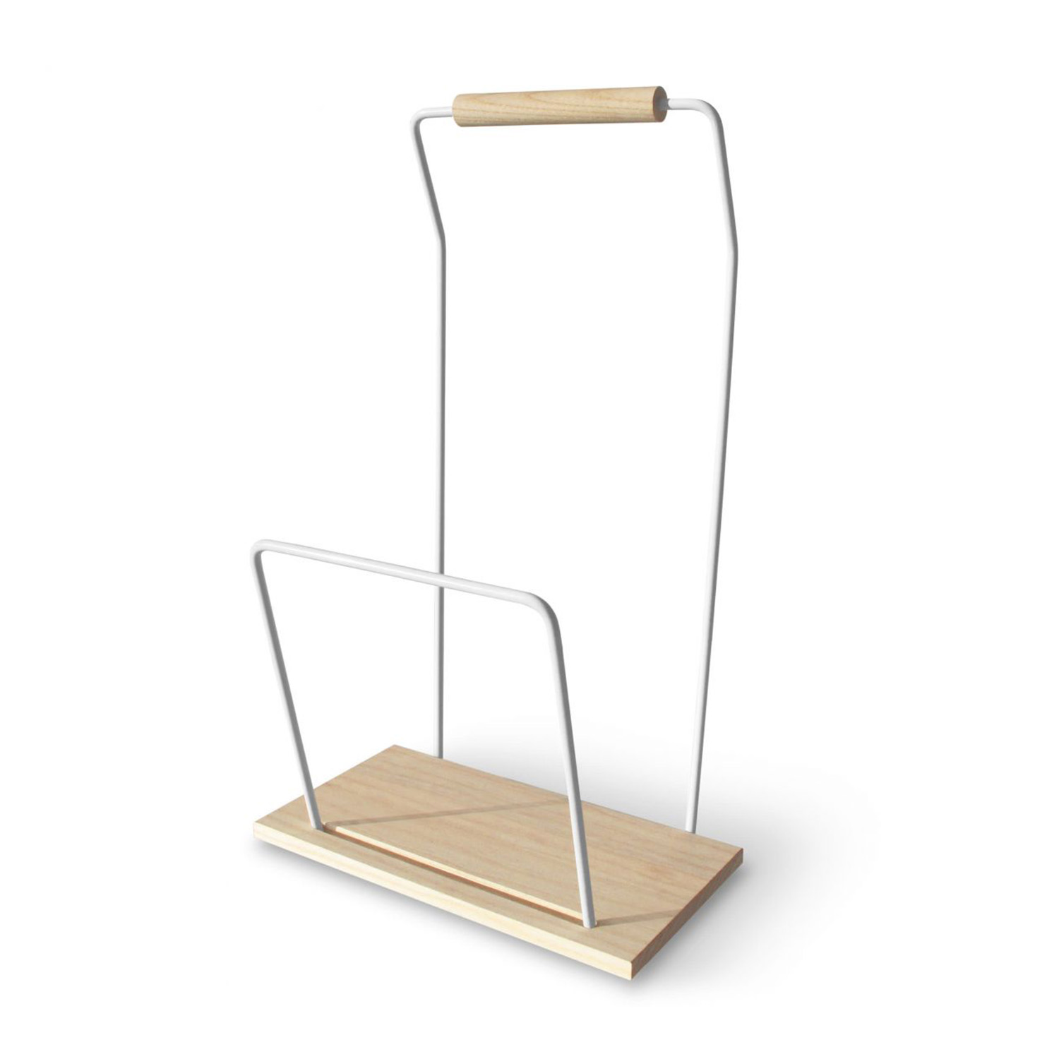 Wei schrg side by side Newspaper Boy Zeitungsstnder