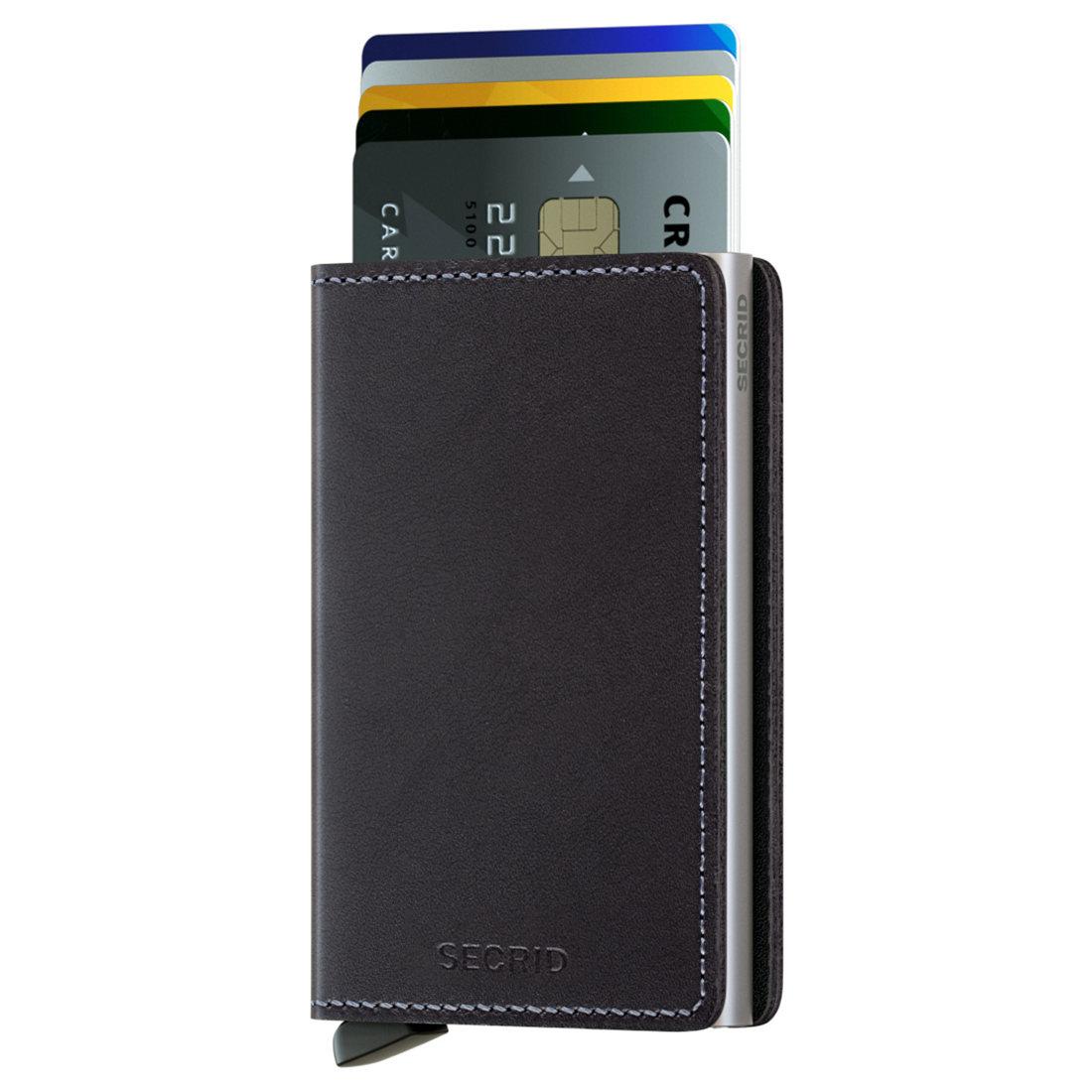 secrid slimwallet mit karten original schwarz 53459
