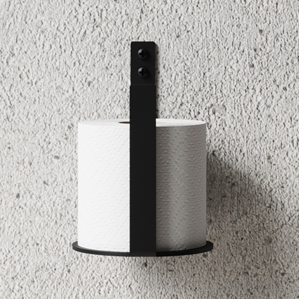 nichba ersatz toilettenpapierhalter schwarz 71827