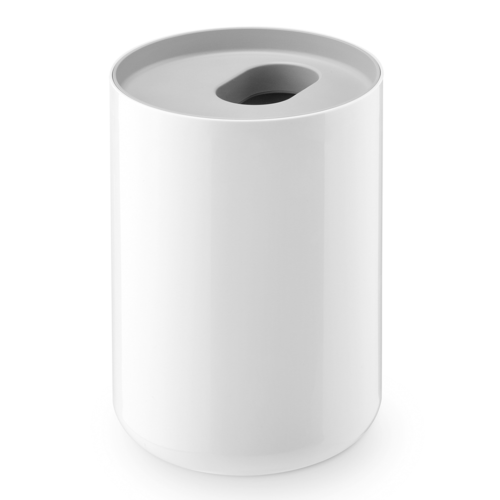 authentics LUNAR Abfalleimer weiss grau 1200614 106605