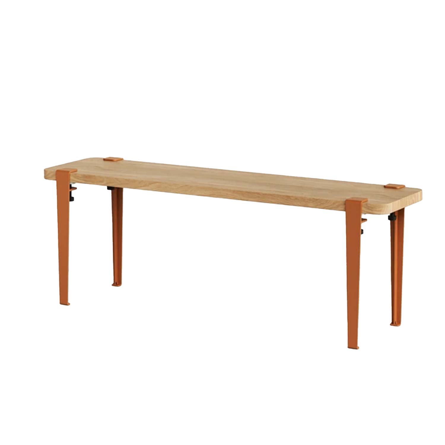 Tiptoe - Duke Sitzbank Eiche tangerinenrot