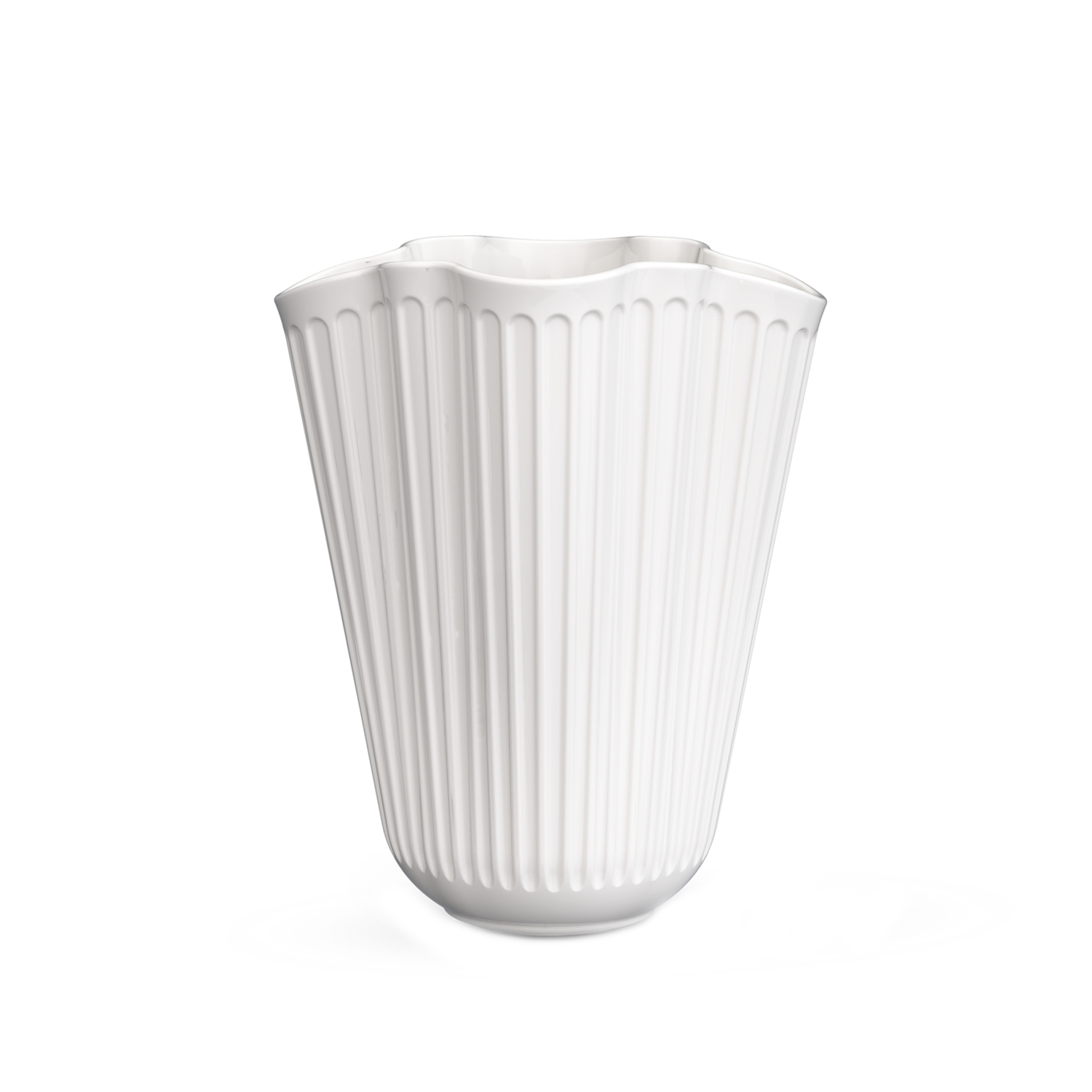 Kähler - Hammershoi Unfold Vase H16,5 cm weiß