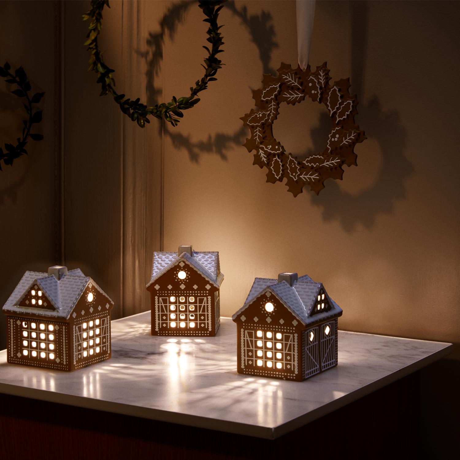 Kähler - Gingerbread Kranz ⌀18.5 cm