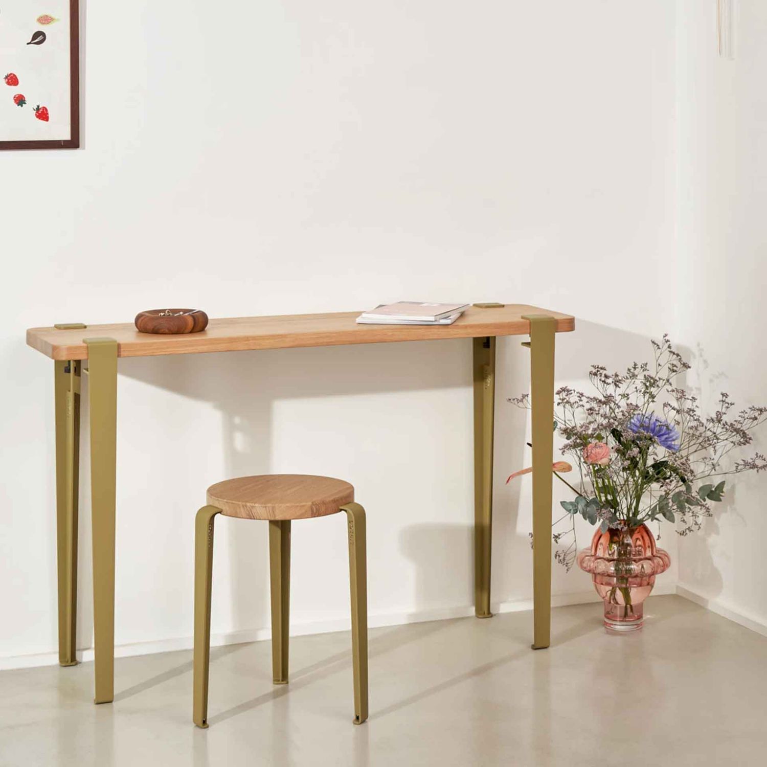 Tiptoe - Heju Tischbein 75 cm heidekrautgrün