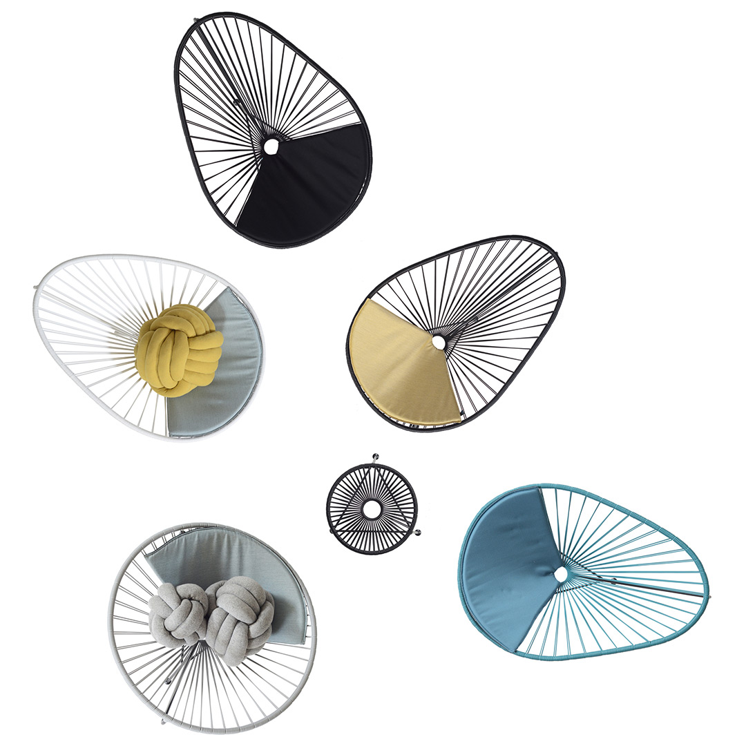 ok design acapulcostuhl sitzkissen von oben 69590