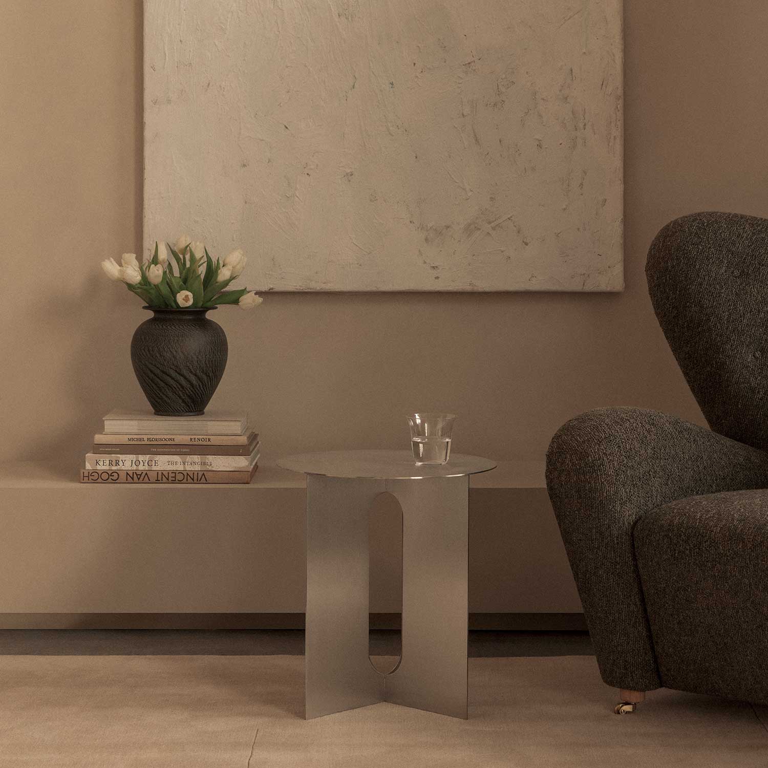 beistelltisch androgyne steel audo 101176