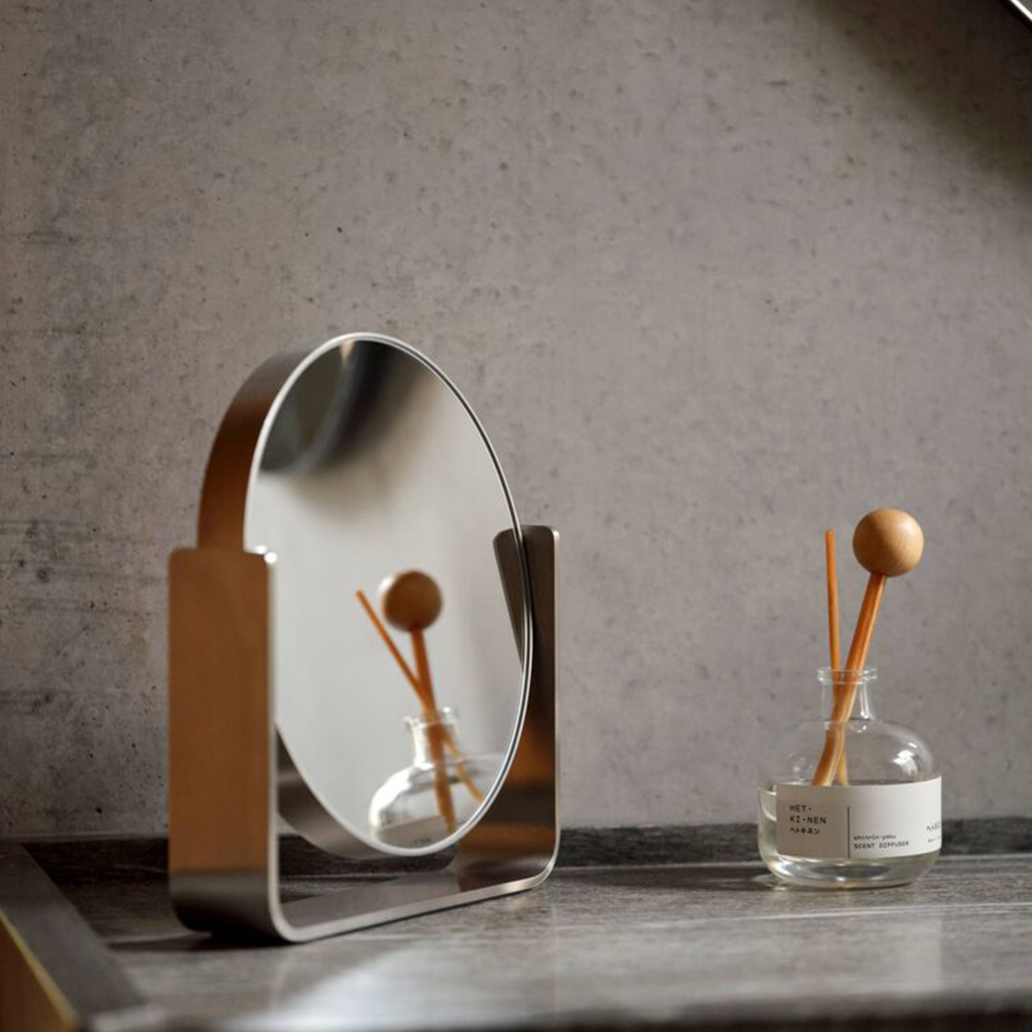 Zone Denmark - Ume Tischspiegel Stahl