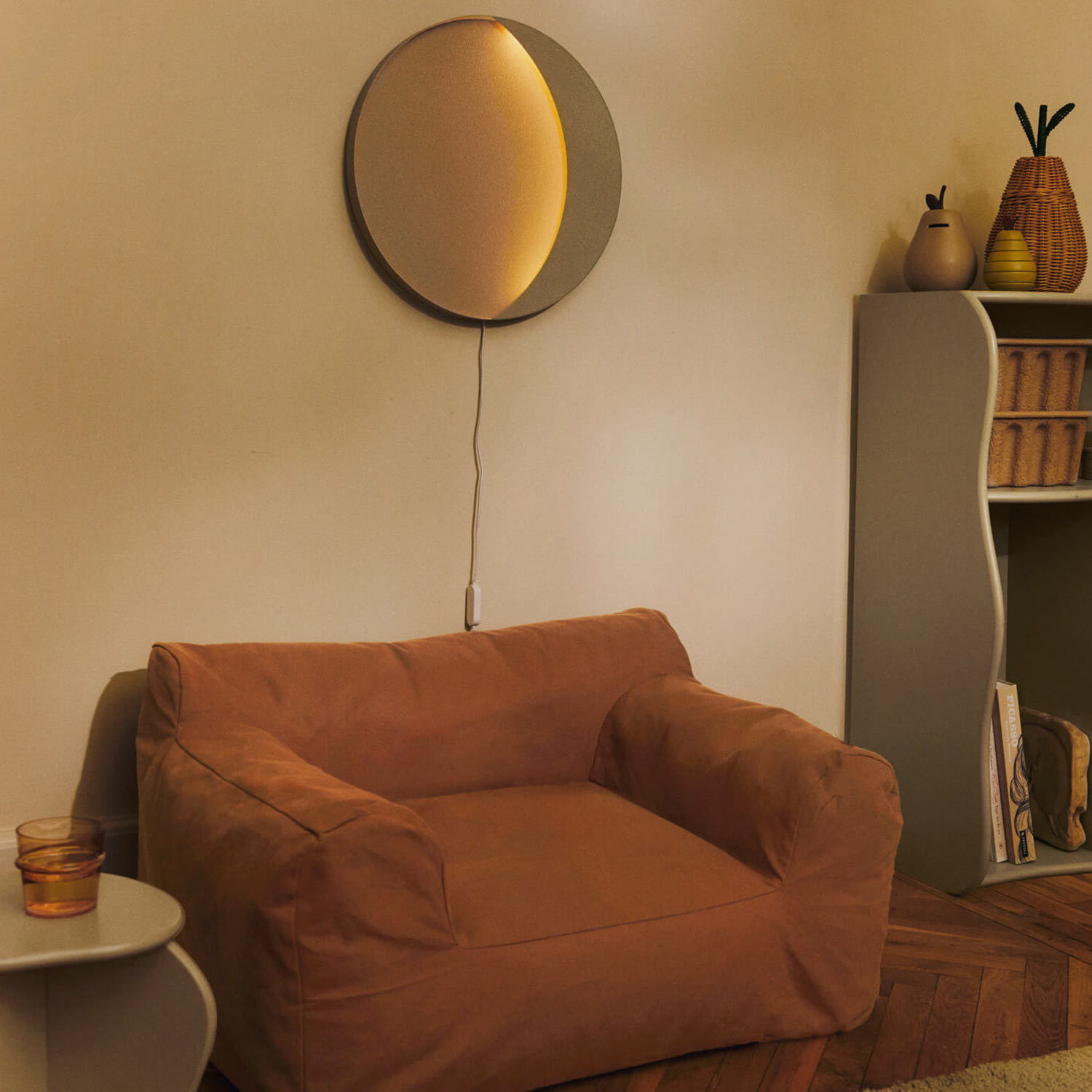 Ferm Living - Neba Wandleuchte tea green