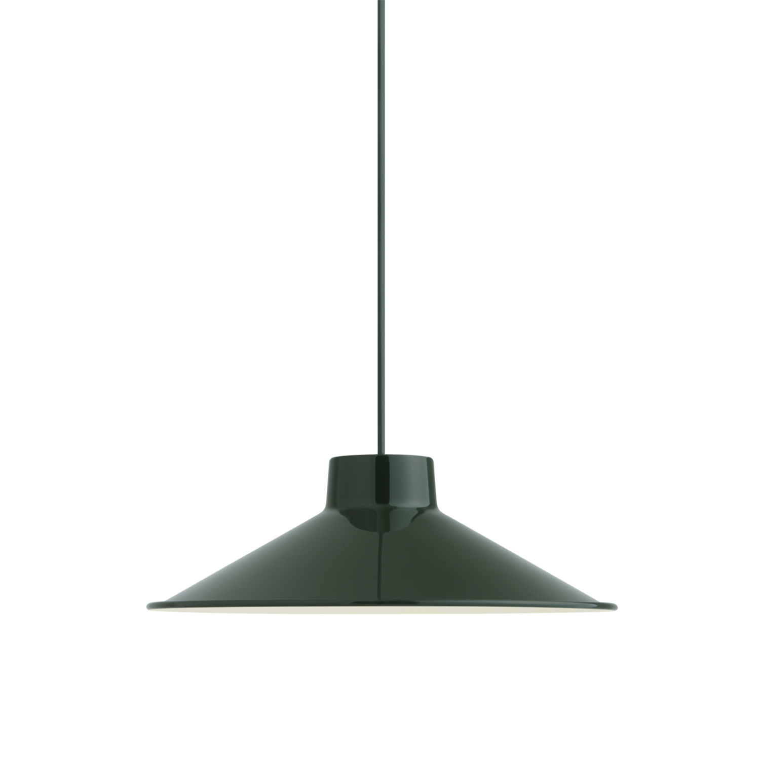 muuto top pendant leuchte 36 dunkelgruen 84706
