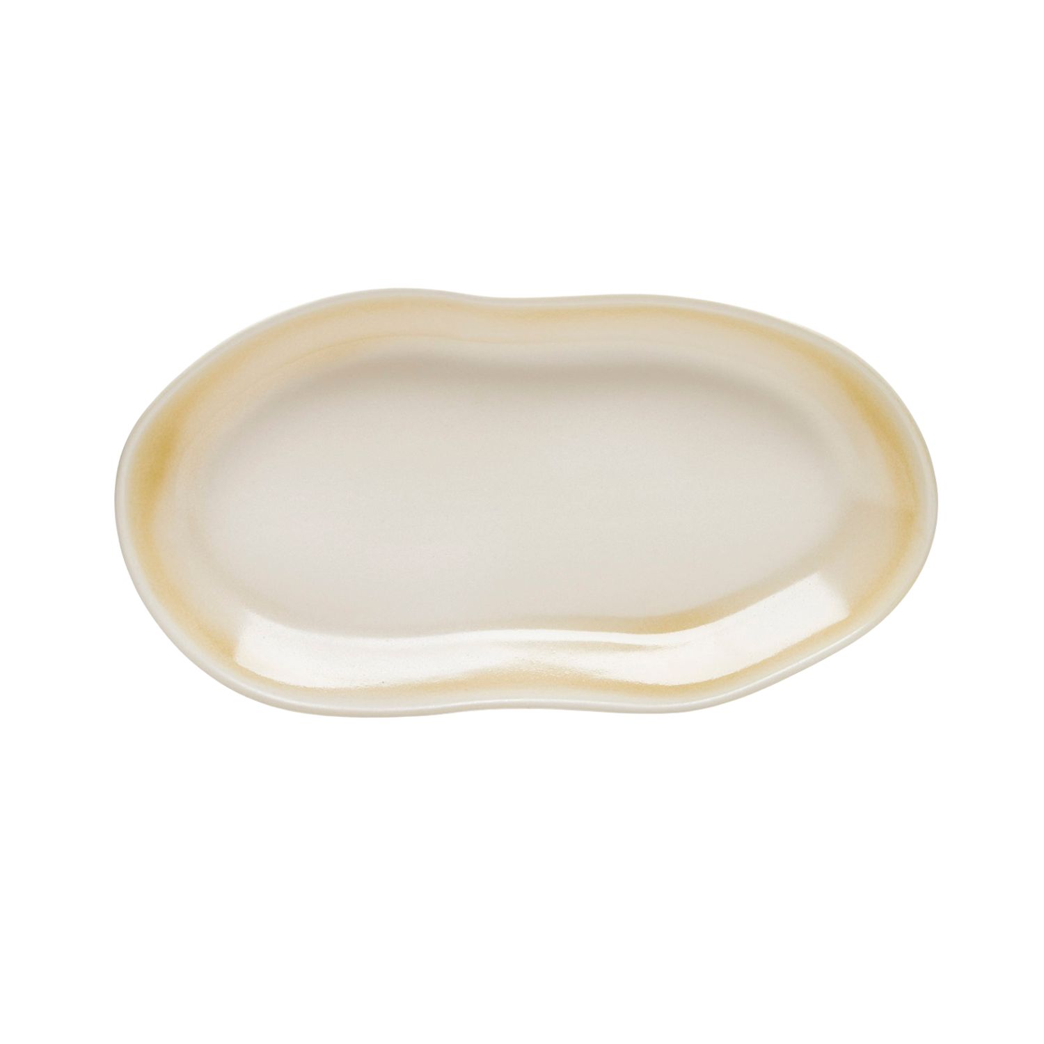 Töchter & Söhne - Leni Platte oval gelb 36 x 19 cm