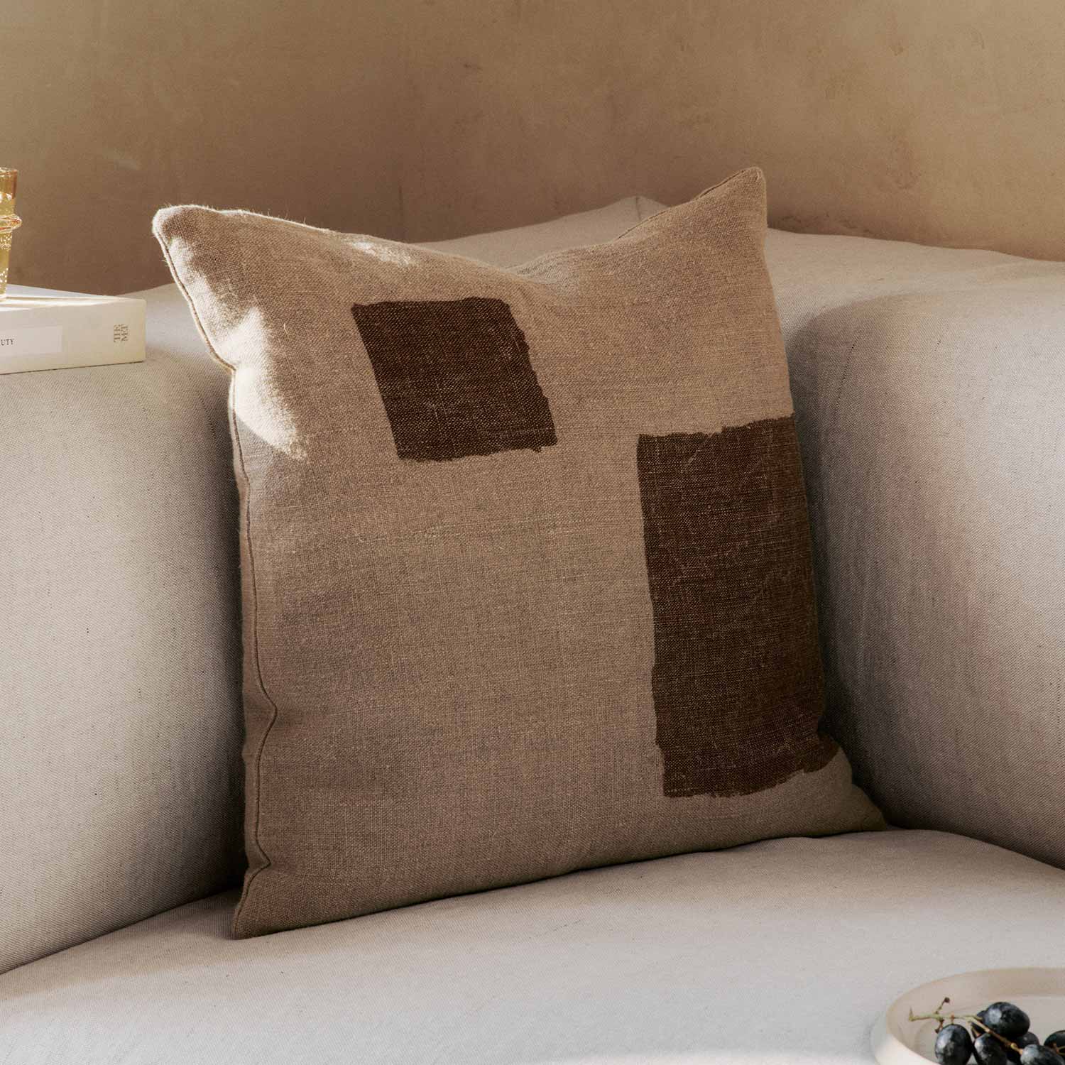 Ferm Living - Oleo Kissen terracotta/natural