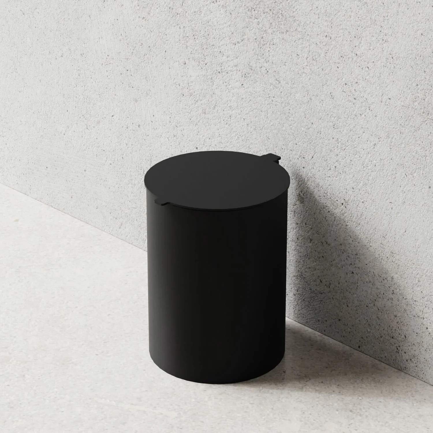 nichba toiletteneimer schwarz amb1 94197