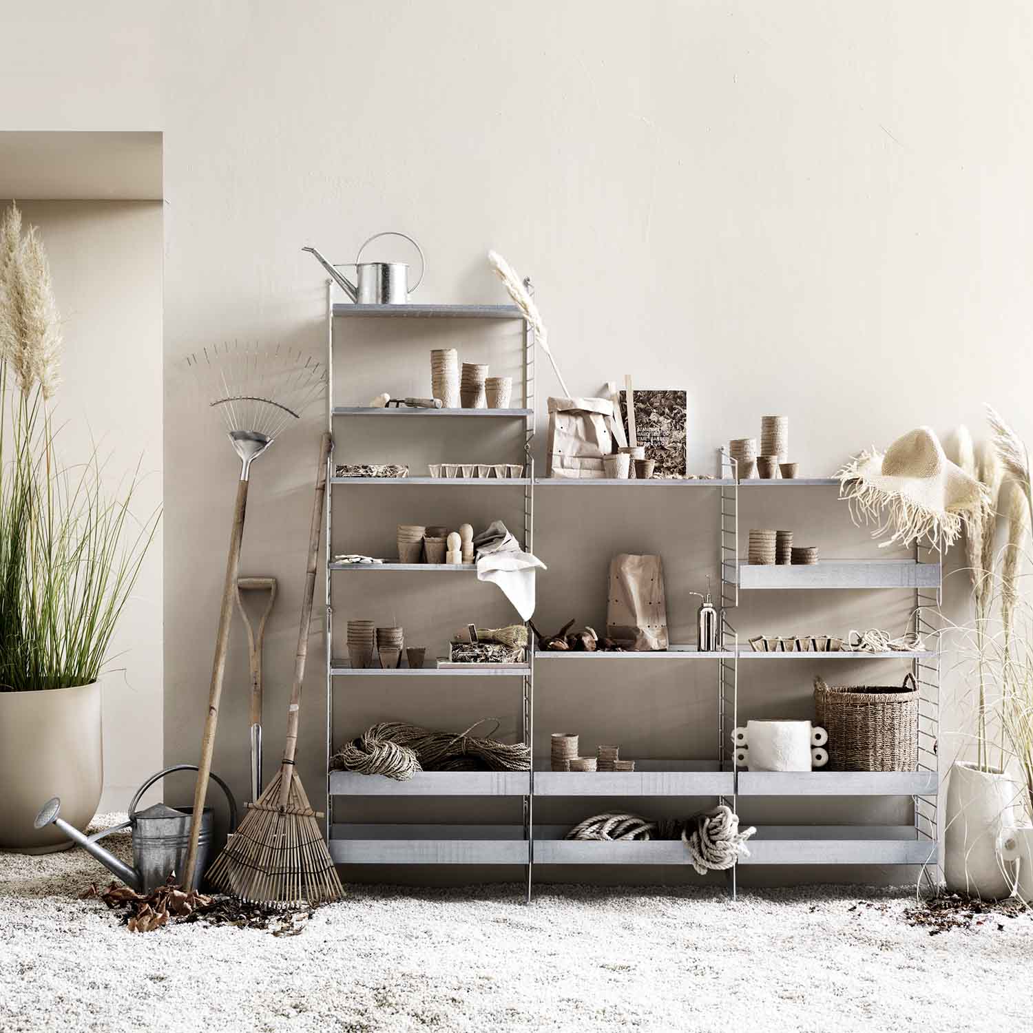 Outdoor String Wandregal ambiente