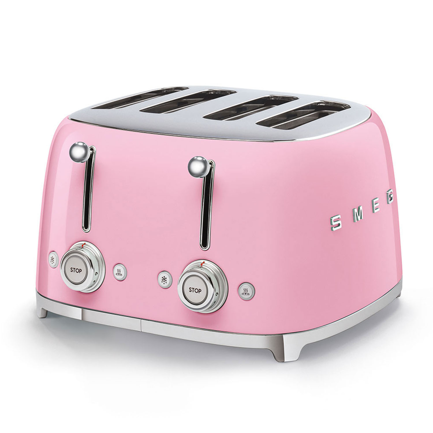 Pink smeg Toaster 4 Schlitze TSF03