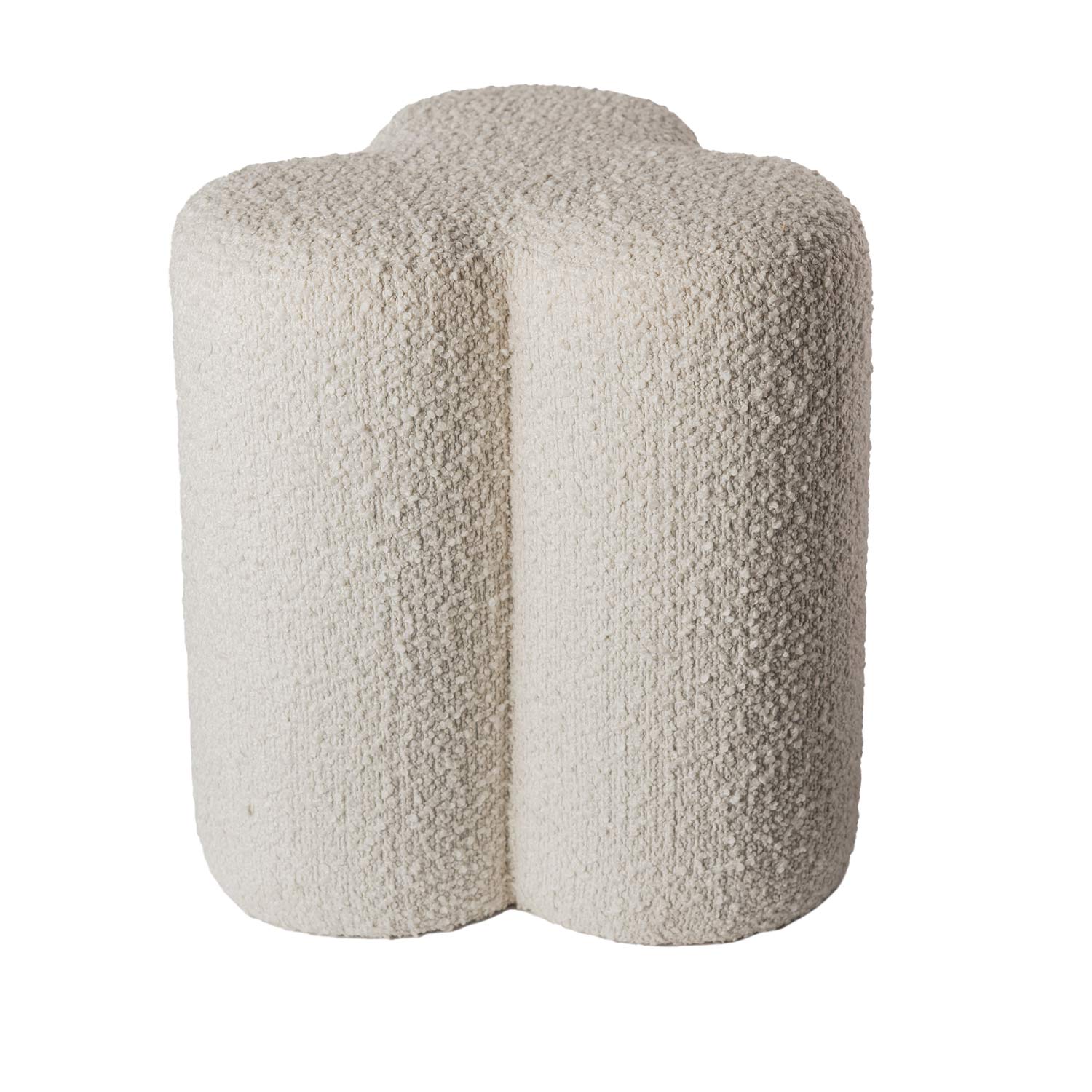 pols potten clover hocker boucle beige 95906