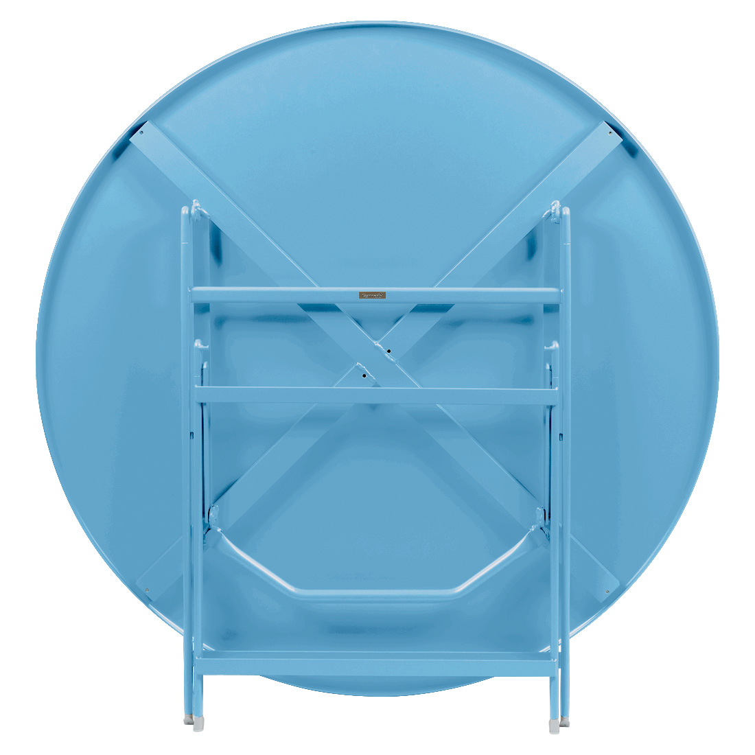 fermob CARACTERE tisch D128 maya blau geklappt 108459