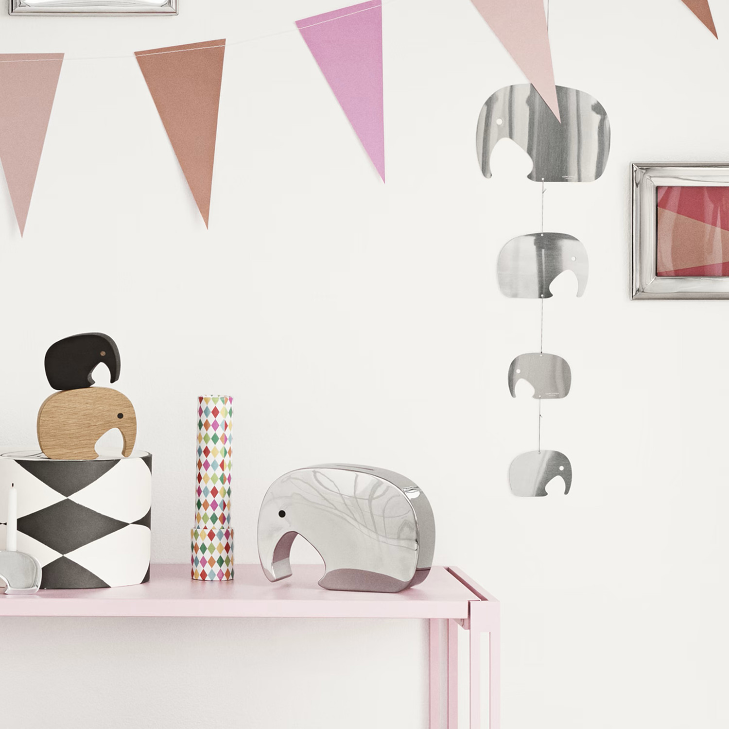 Georg Jensen - Moneyphant mit Zwillinge Spardose