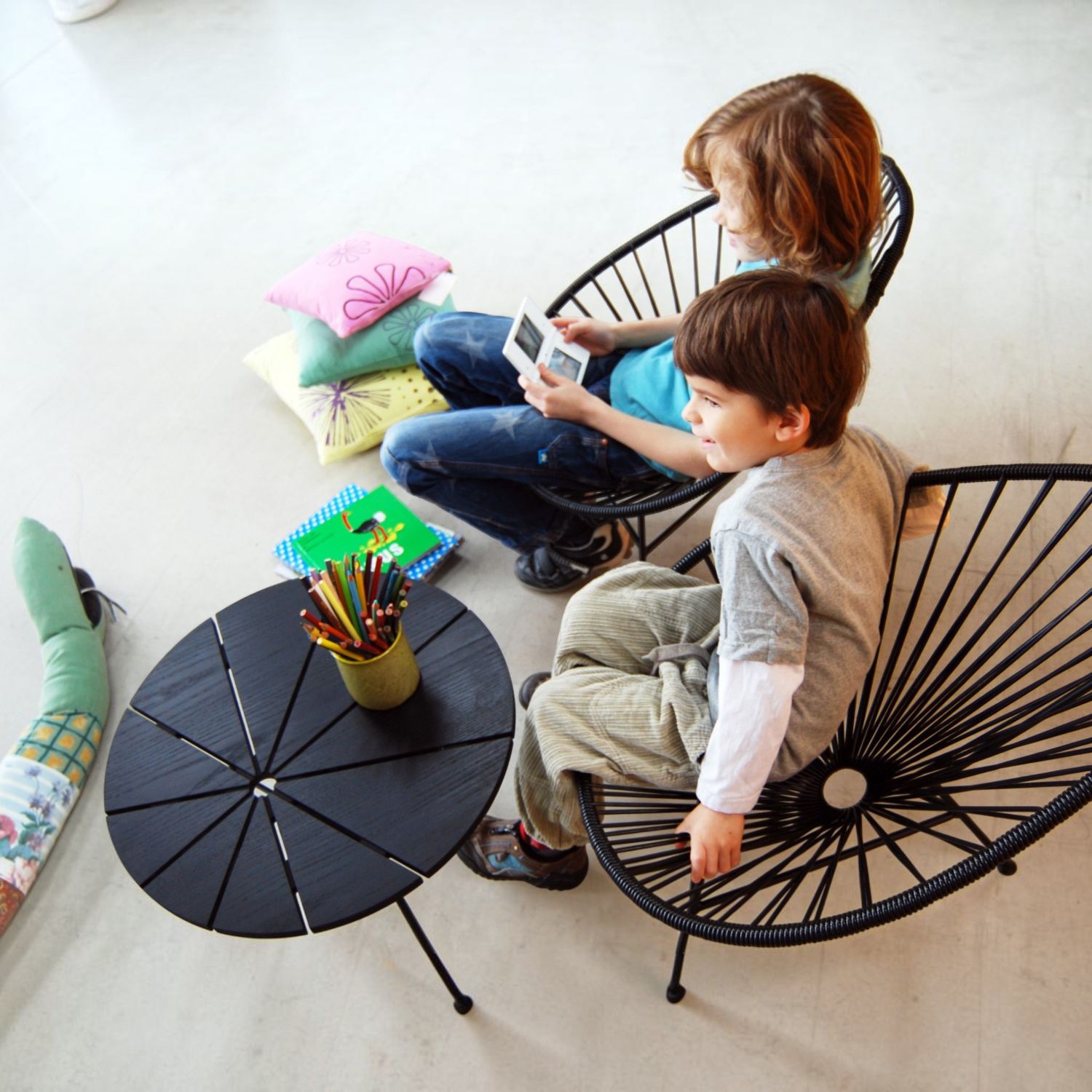 OK Design - Acapulco Chair Mini schwarz