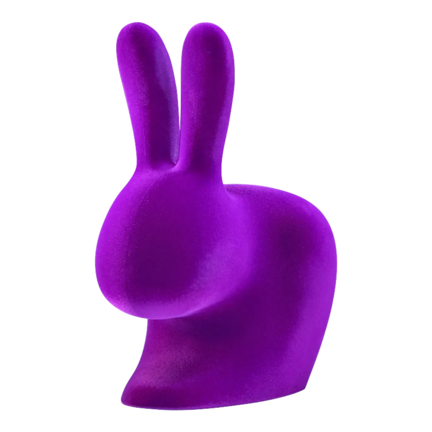 Qeeboo - Rabbit Stuhl Velvet Finish lila