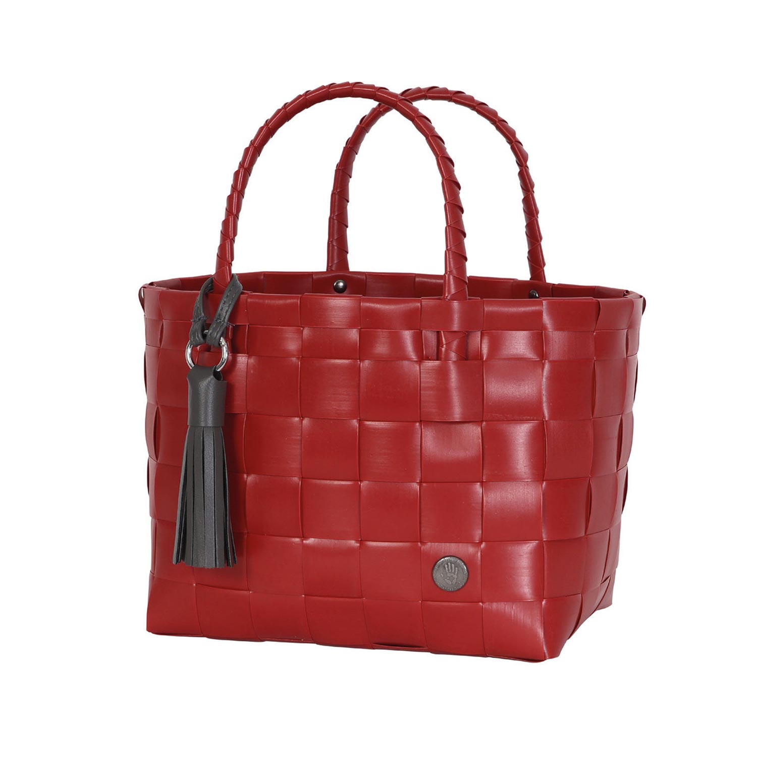 Handed By - Mini Paris Shopper crimson red