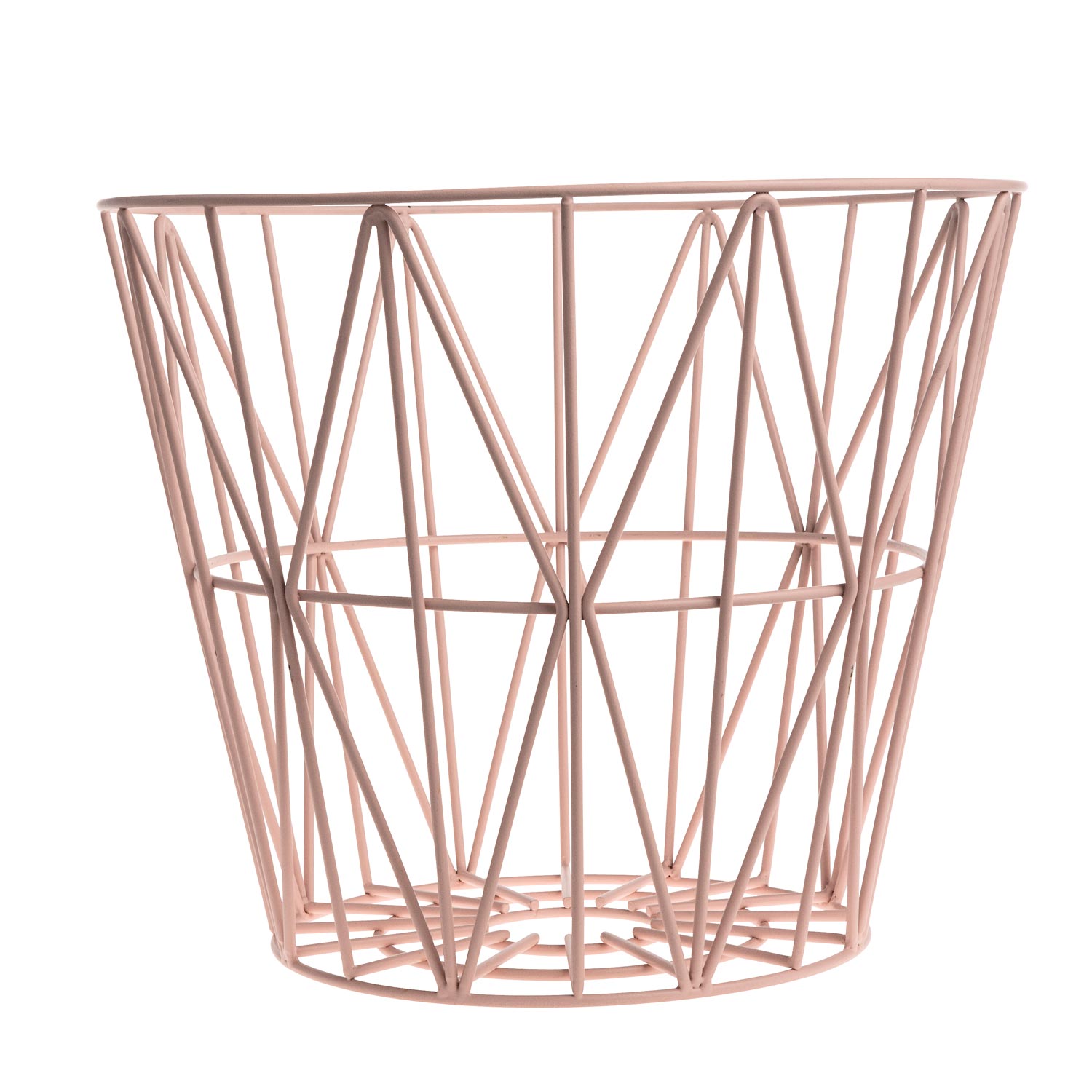 ferm wire basket medium rose 3065 27171