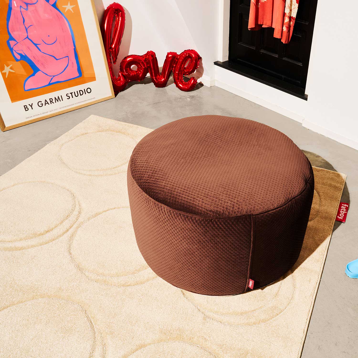 fatboy dot teppich creamy camel 106249 96814