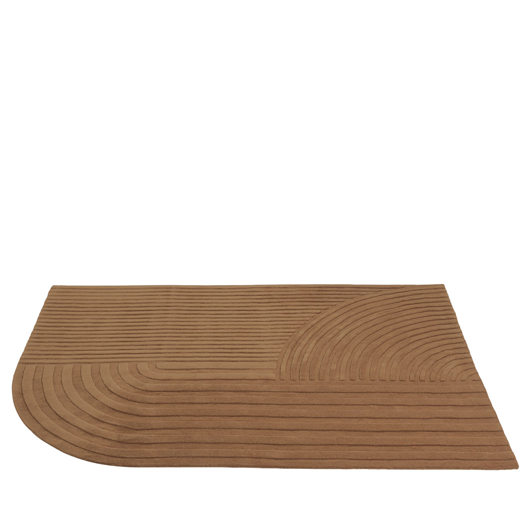 muuto relevo teppich burnt orange ambiente freisteller 84727