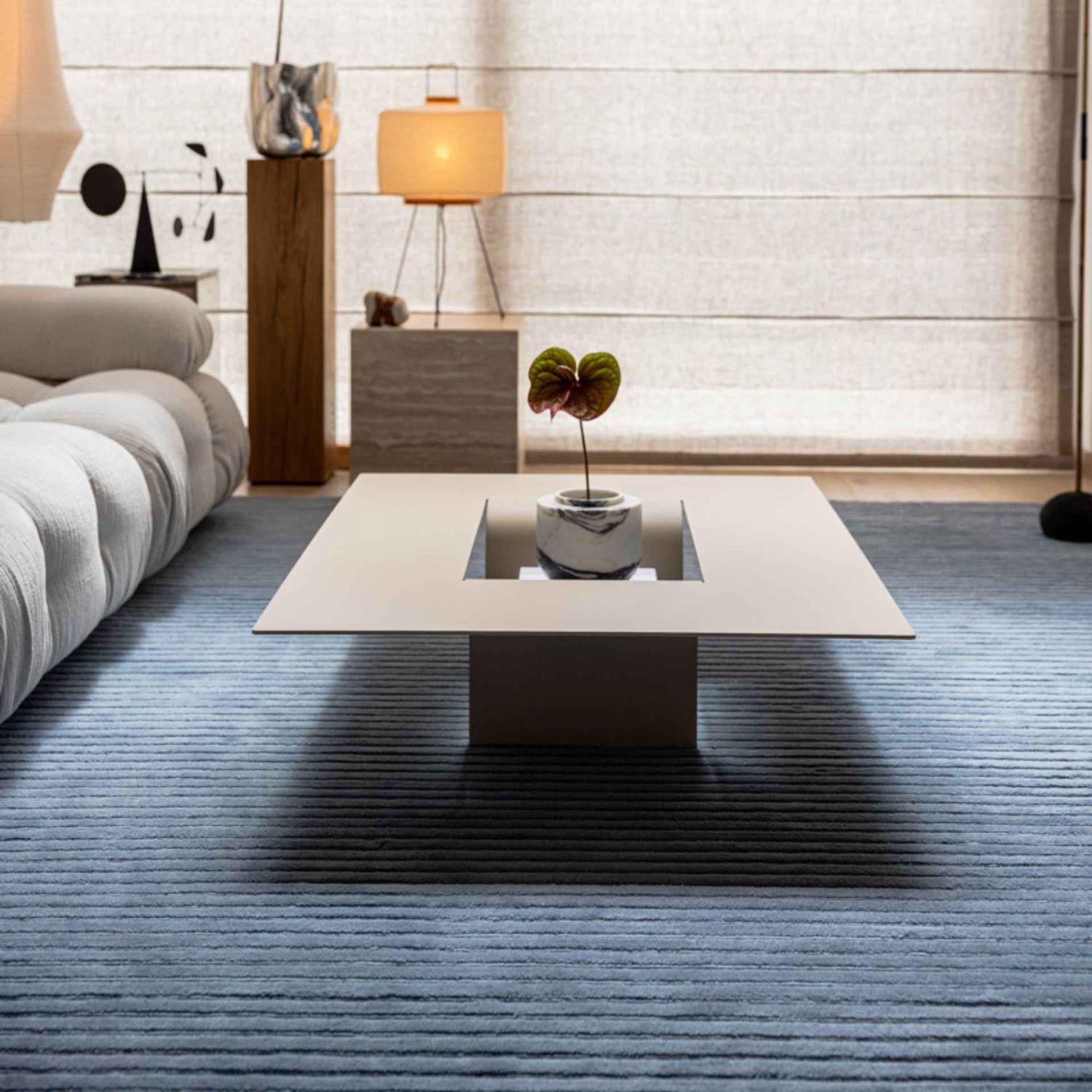 Metallbude - Cut Couchtisch cashew